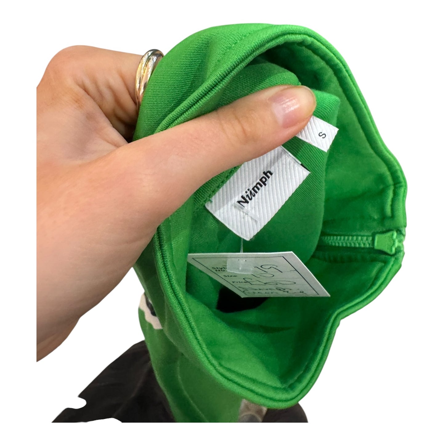 Numph Nusenda Green Bomber Jacket - 10