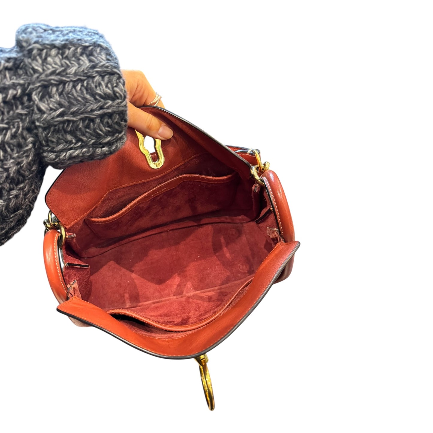 Mulberry Small Leighton in Rust