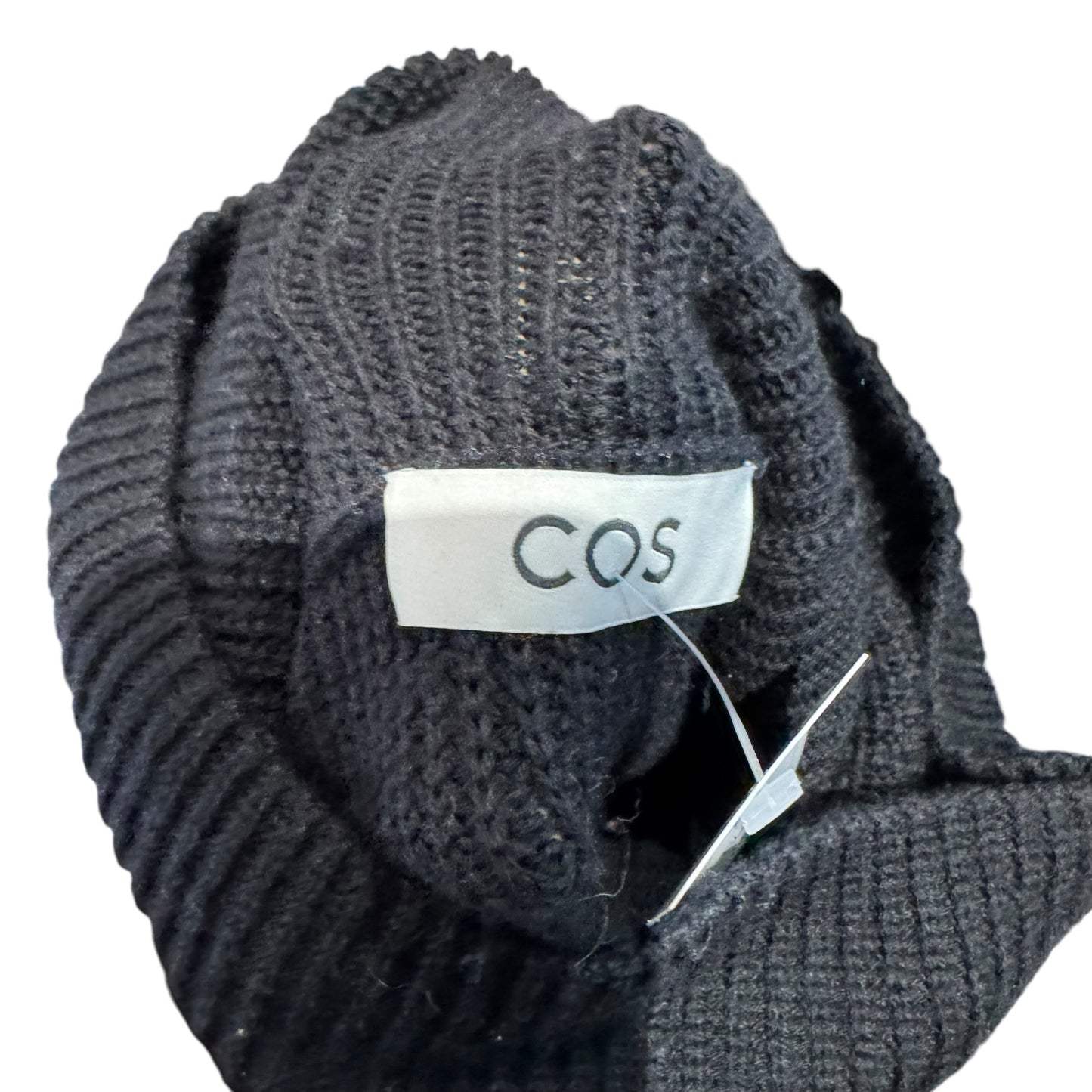 COS Black and White Roll-Neck Jumper - 14