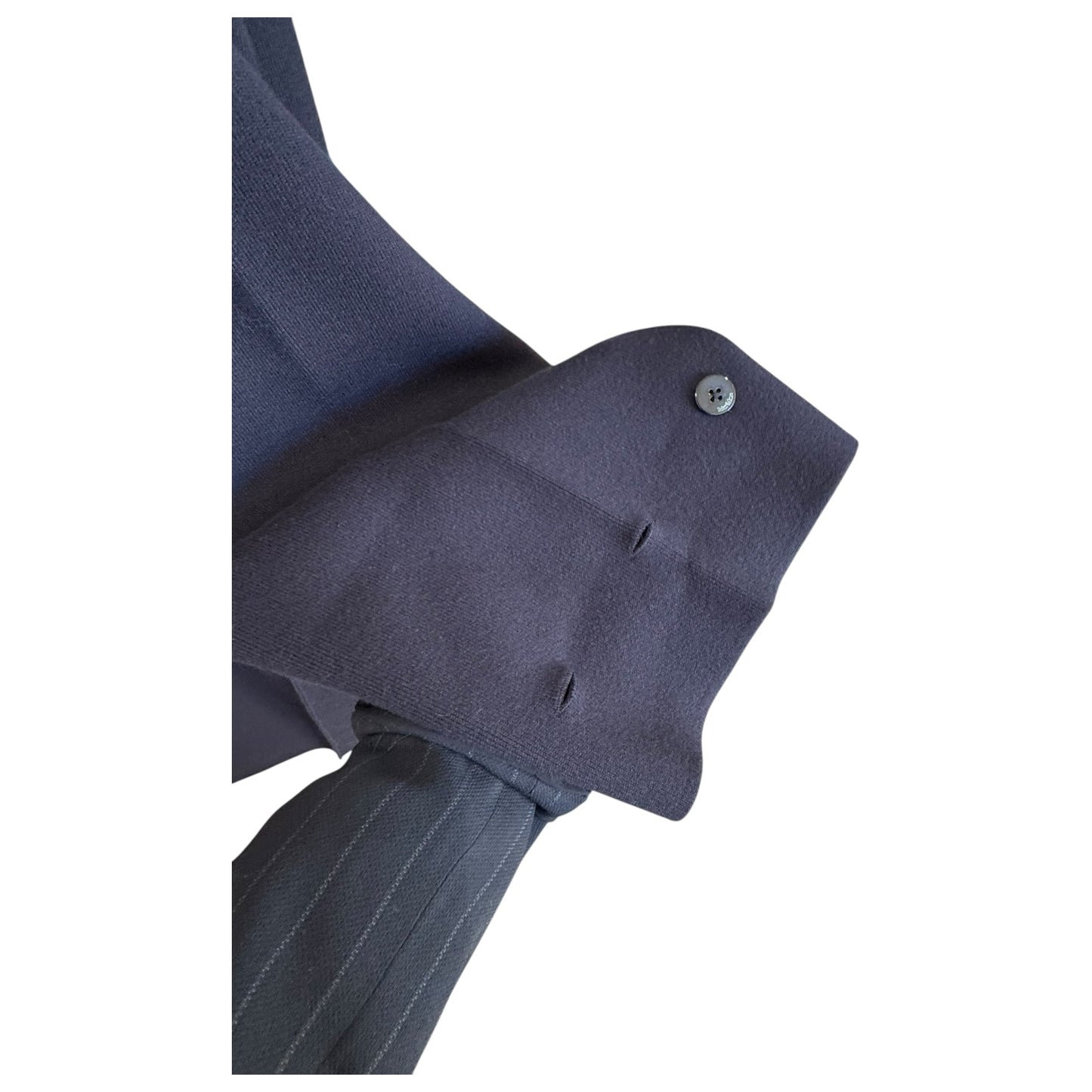 Max Mara Navy Wool Blend Dress - 12