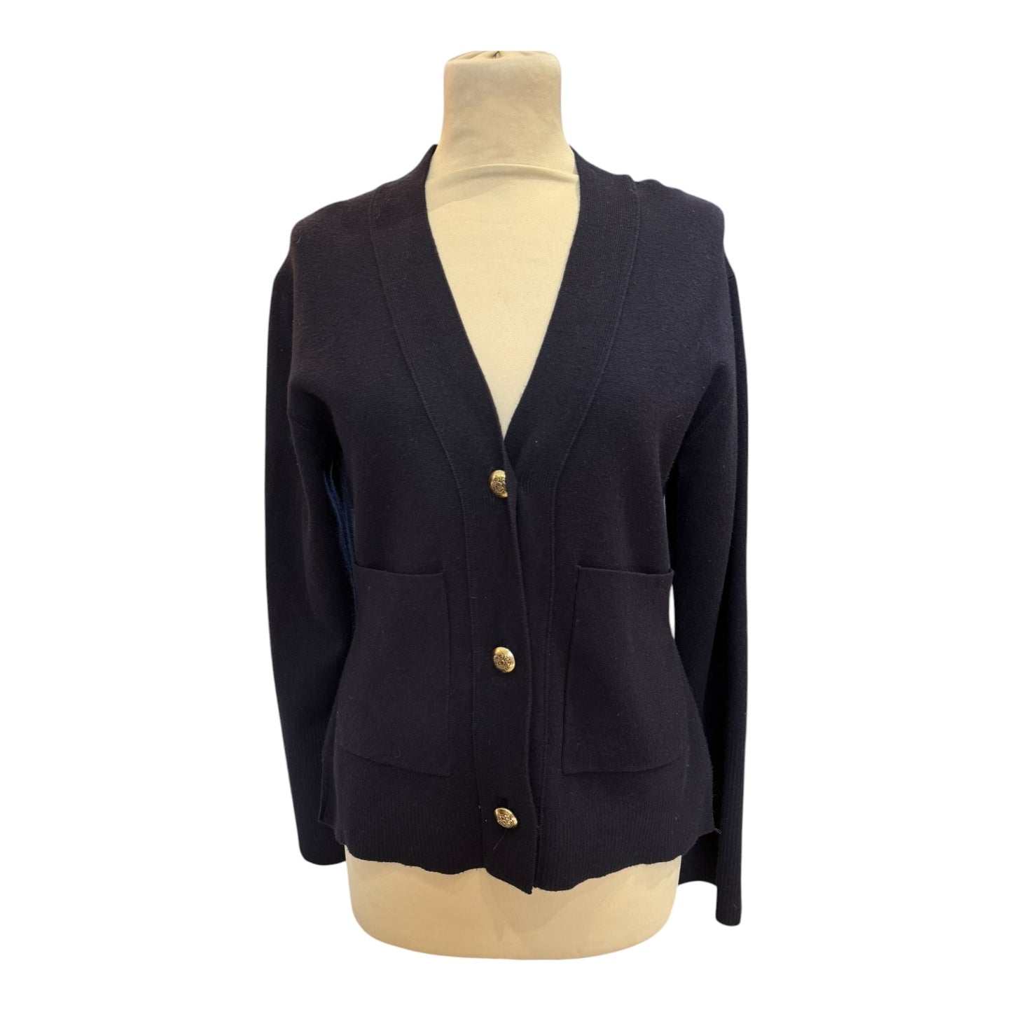 Massimo Dutti Navy Cardigan - 10