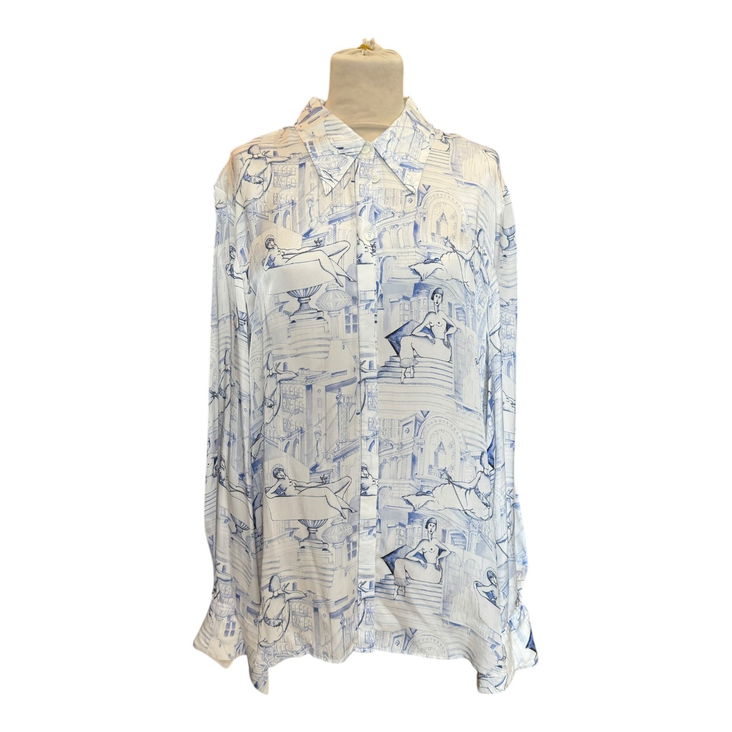 Khaite The Minta Graphic Print Shirt - 14