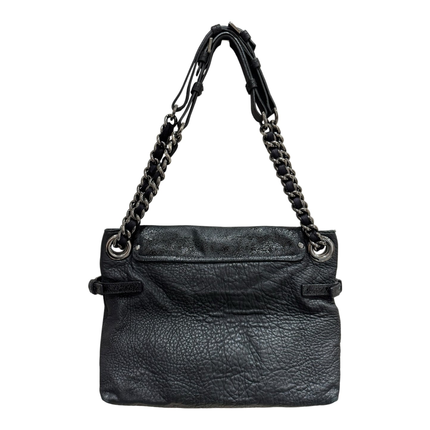 Mulberry Jenah Black Leather and Suede Bag