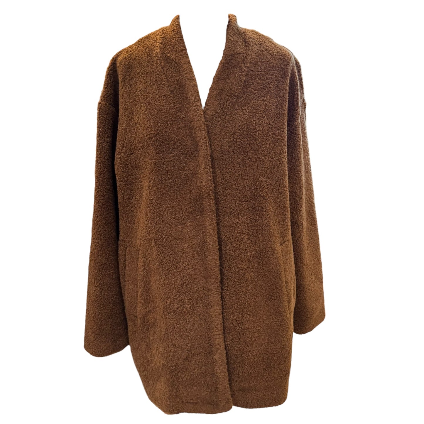 Paul Costelloe Brown Boucle Coat - 12