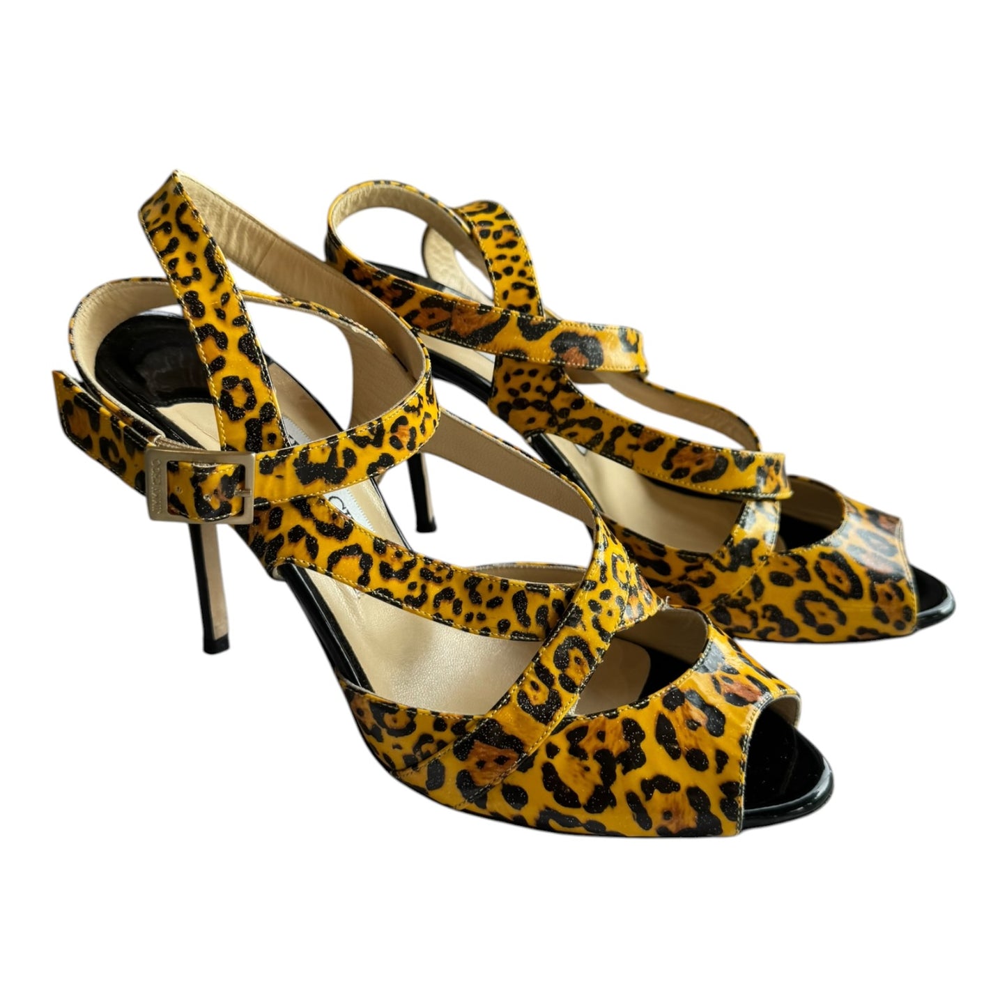 Jimmy Choo Multicolour Patent Leopard Heels - 39.5 / 6.5