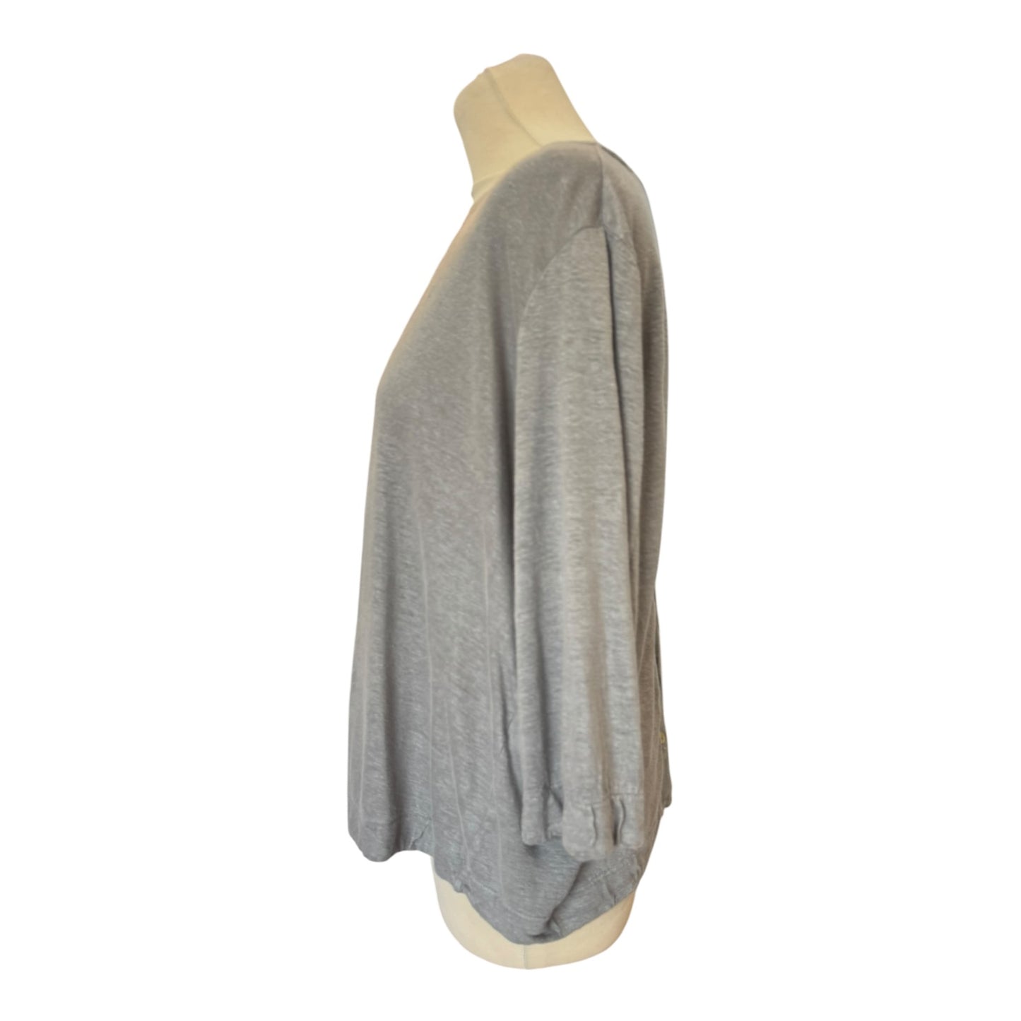 Transit Grey Button Back Top - 10/12