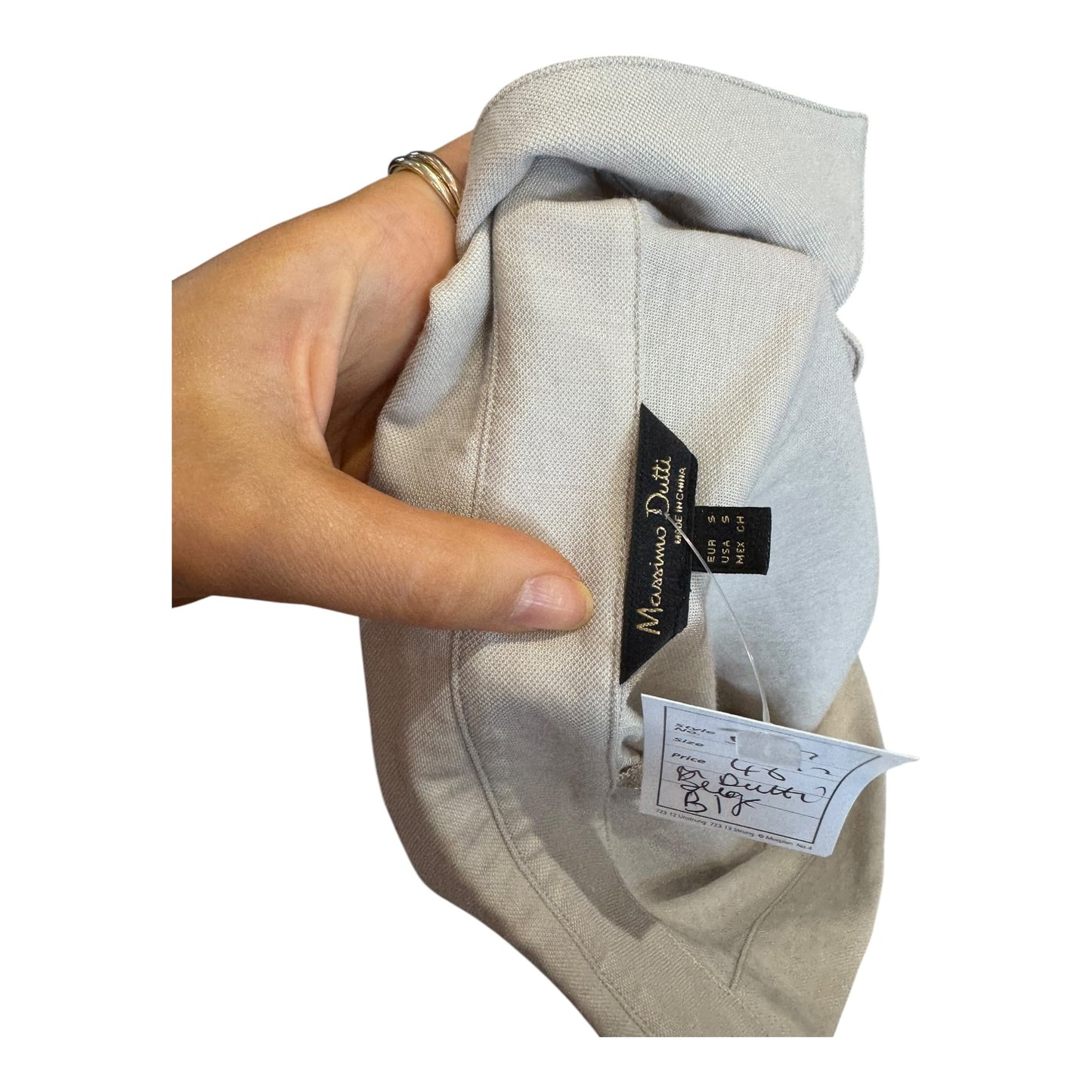 Massimo Dutti Beige Blouse - 10/12
