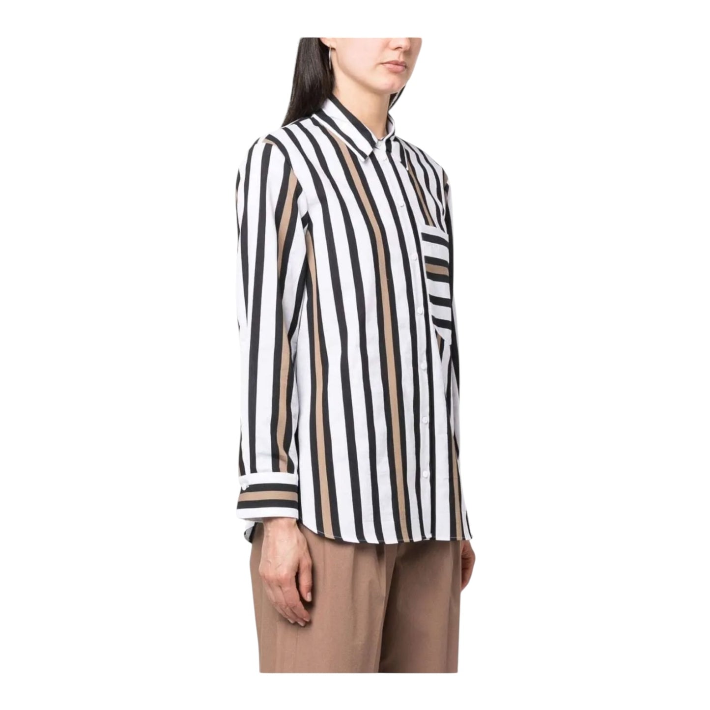 Luisa Cerano Stripe Shirt - 12/14 - NEW