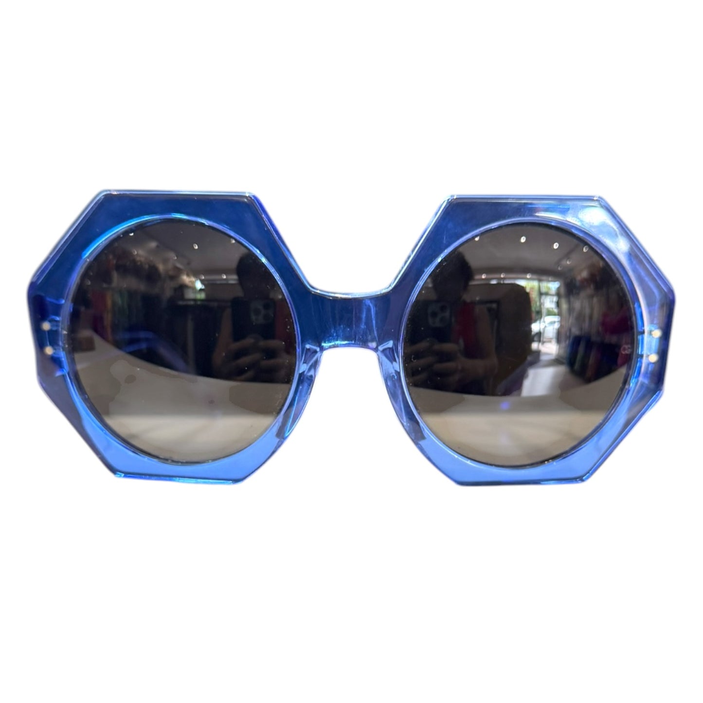 Oliver Goldsmith Blue Sky Octagonal Sunglasses