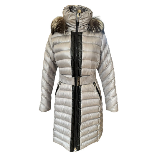 Normann Grey Hooded Puffer Coat - 12