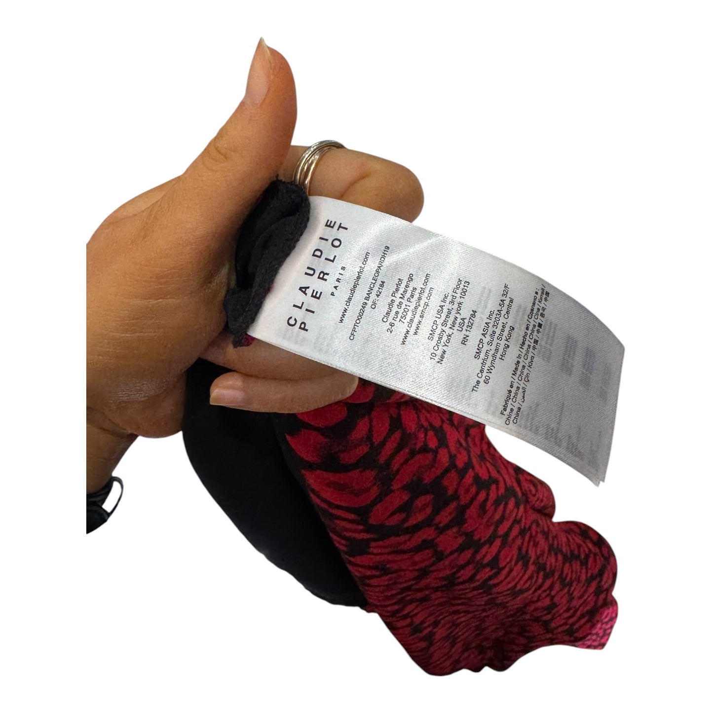 Claudie Pierlot Red and Black Shirt - 10