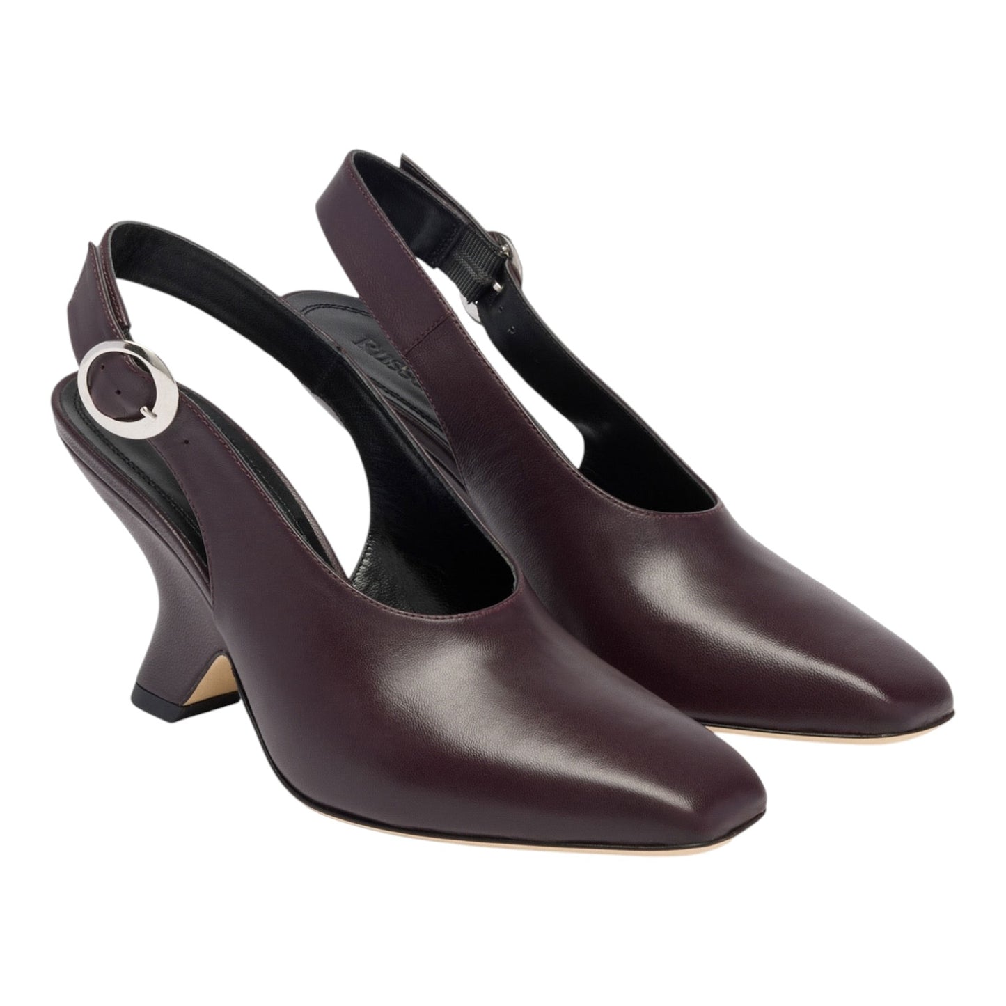 Russell & Bromley Haymoor Wedge Slingback Heels - 38/5 - NEW