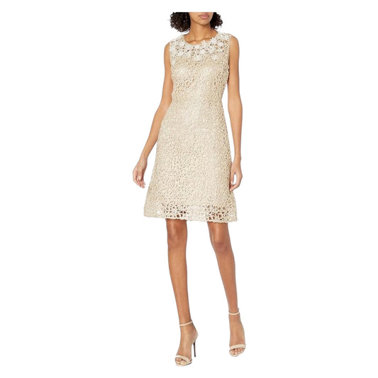 Elie Tahari Gold Dress - 10/12