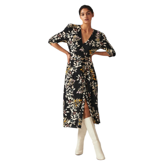 Ba&sh Black Crissy Floral Dress - 12/14