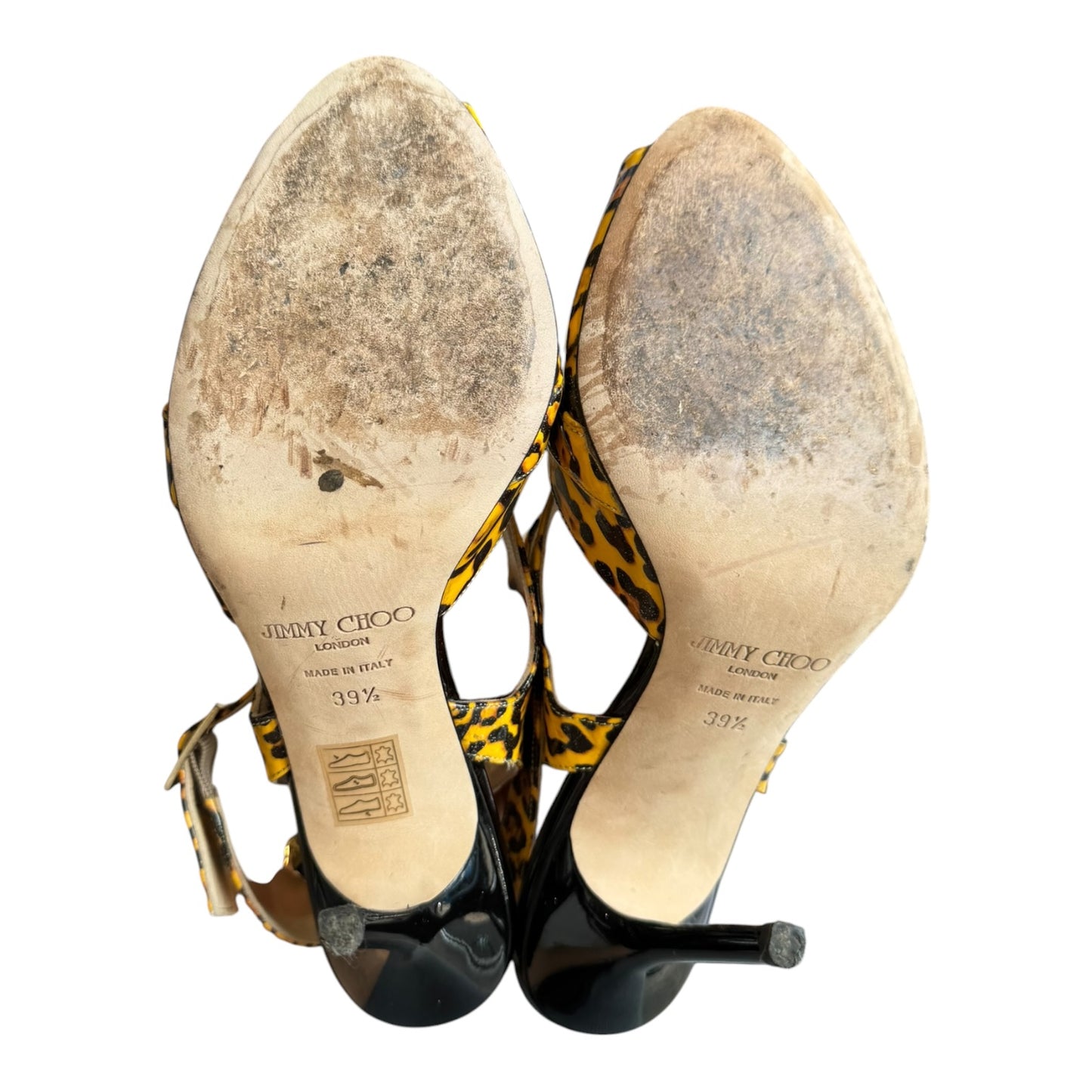Jimmy Choo Multicolour Patent Leopard Heels - 39.5 / 6.5