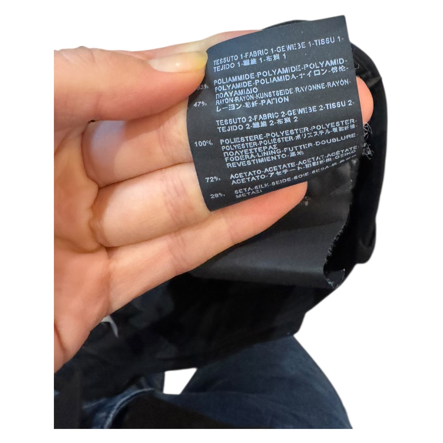 Balenciaga Black Slim Trousers with Satin Side Trim - 8/10