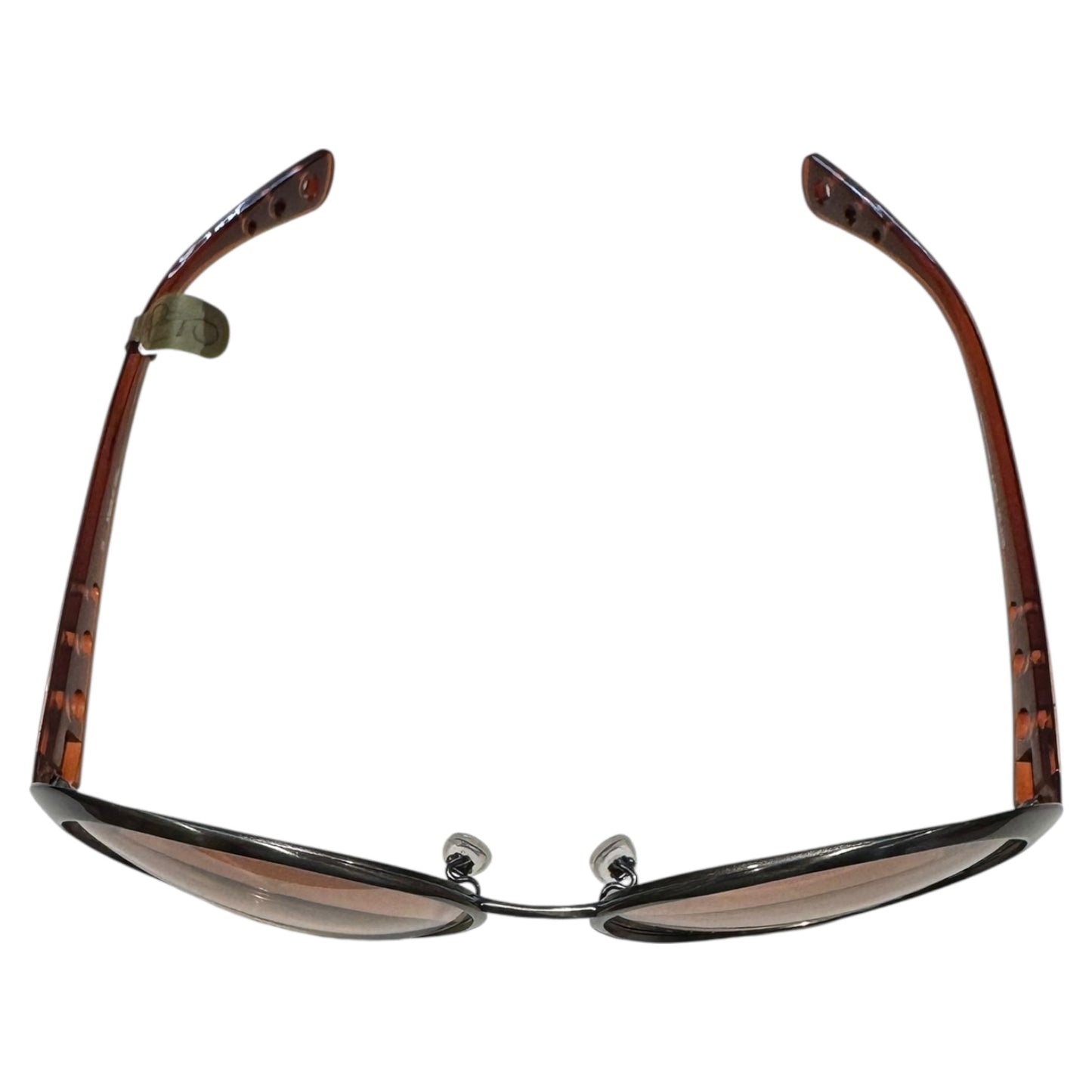 Jean Paul Gaultier Gunmetal and Red Rounded Sunglasses