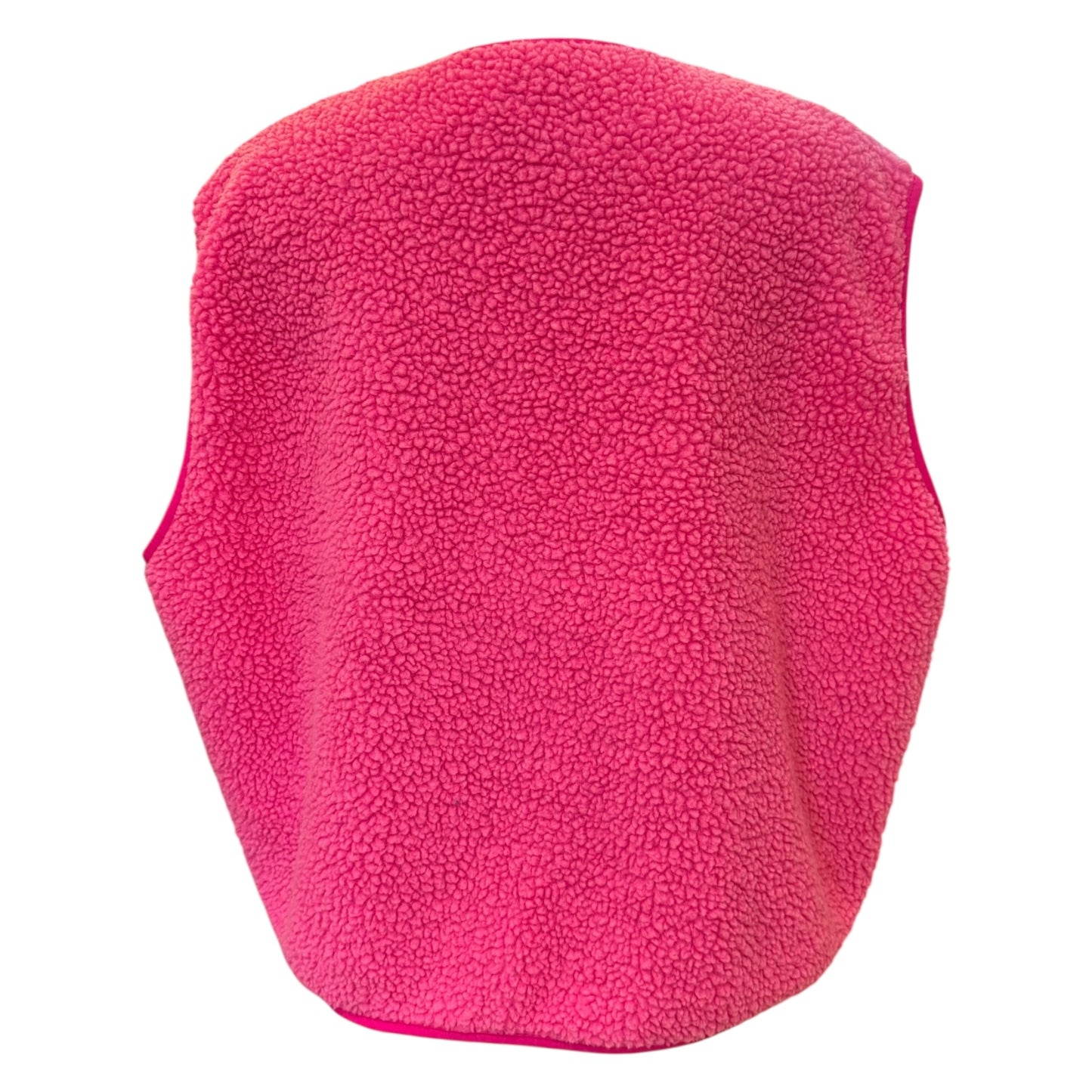 American Vintage Hoktown Fleece Gilet in Acid Pink - 10