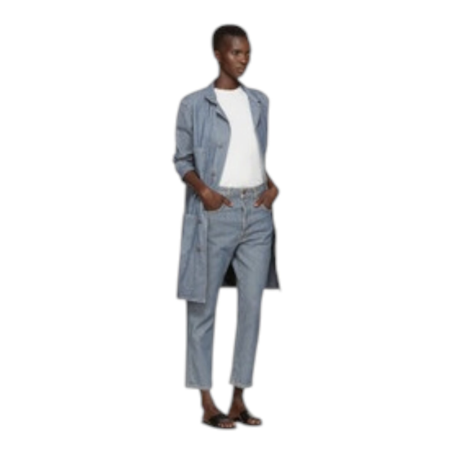 6397 Indigo Herringbone Workwear Jacket - 10