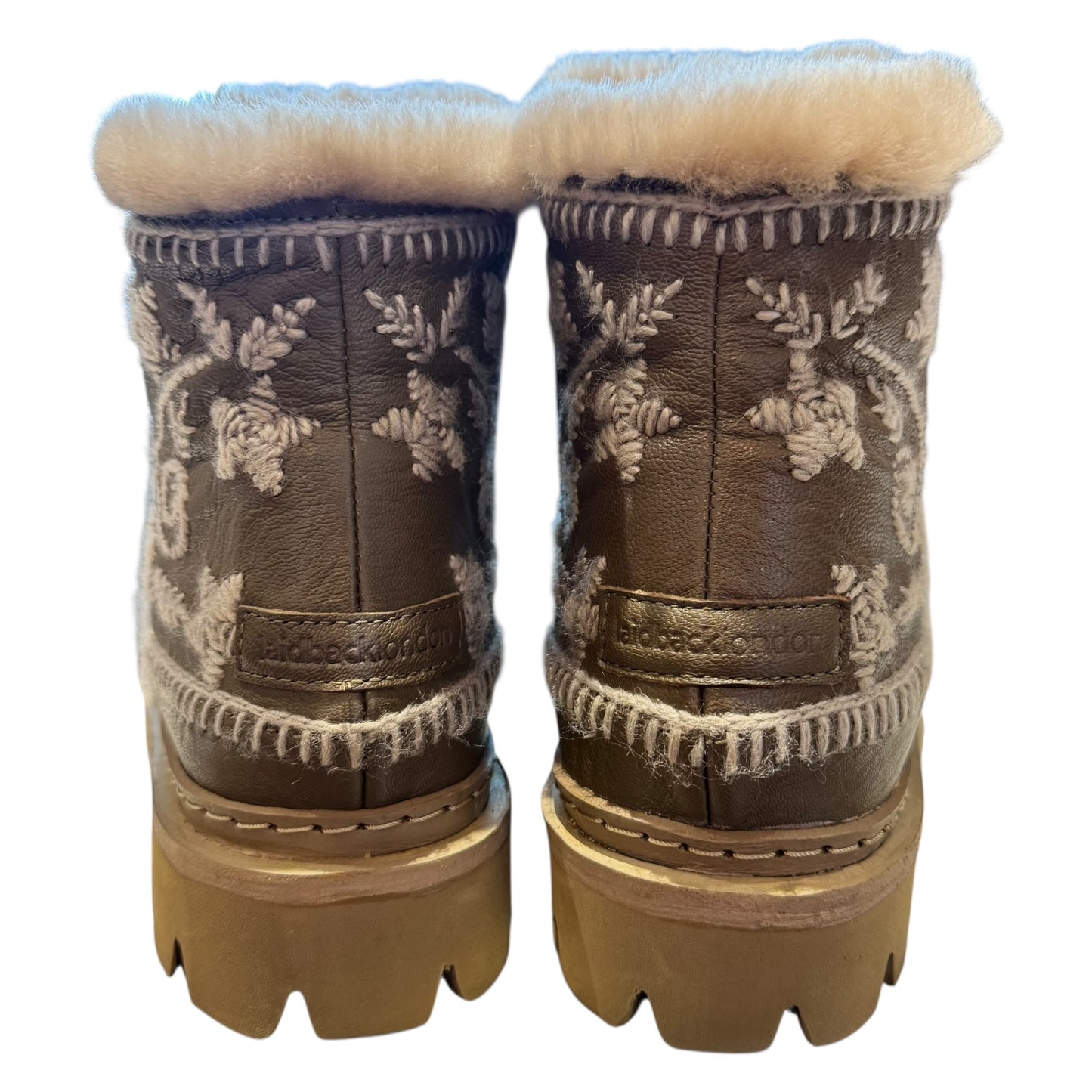 Setsu 3.0. Paisley Ankle Boot Leather Wheat - 39/6