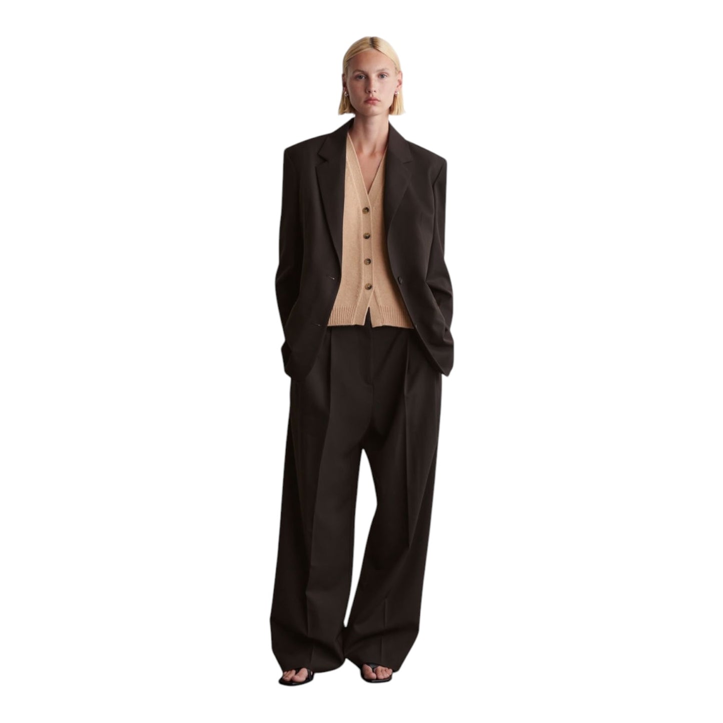 COS Knitted Cashmere Blend Vest - 10/12