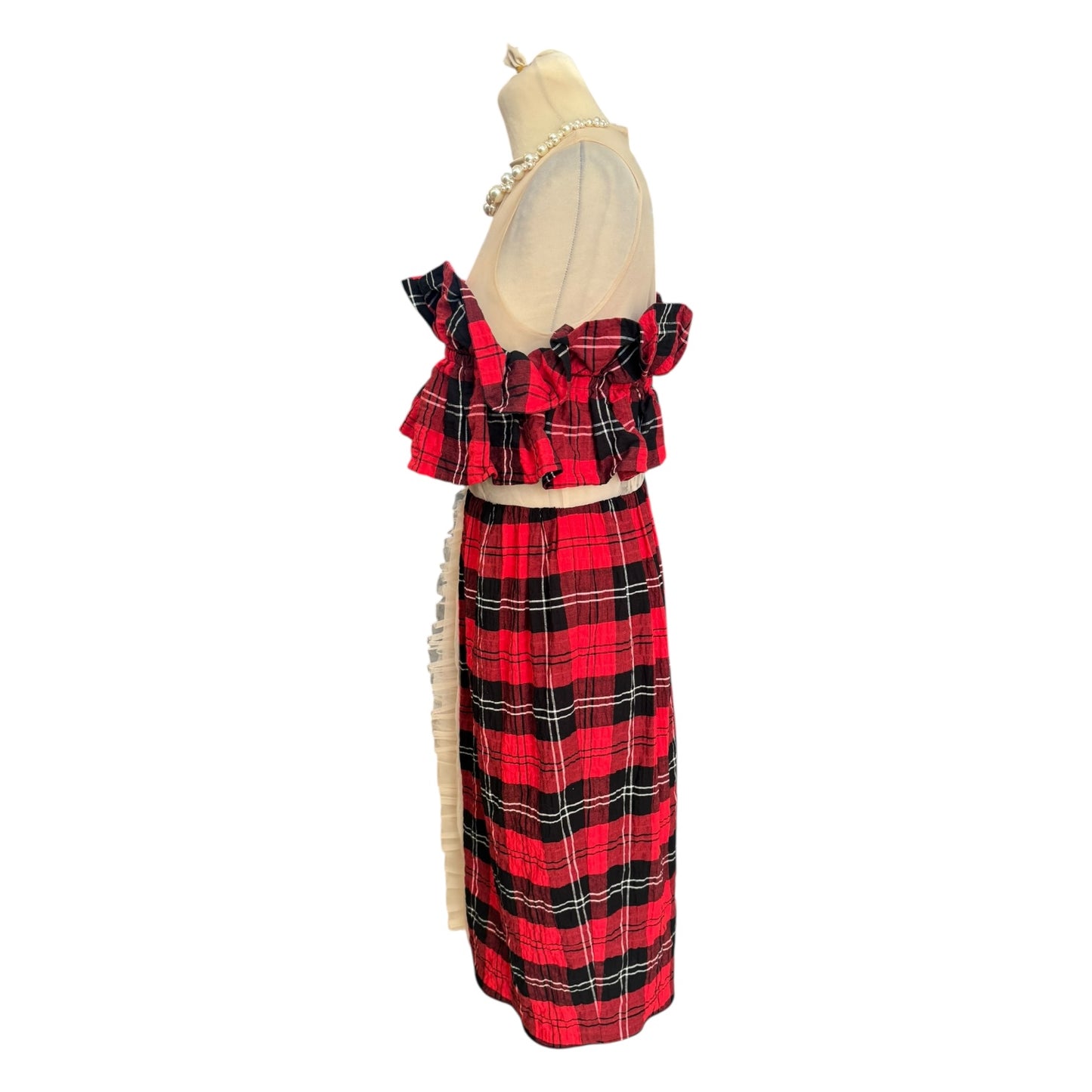 Simone Rocha X H&M Tartan Mesh Dress - 10/12