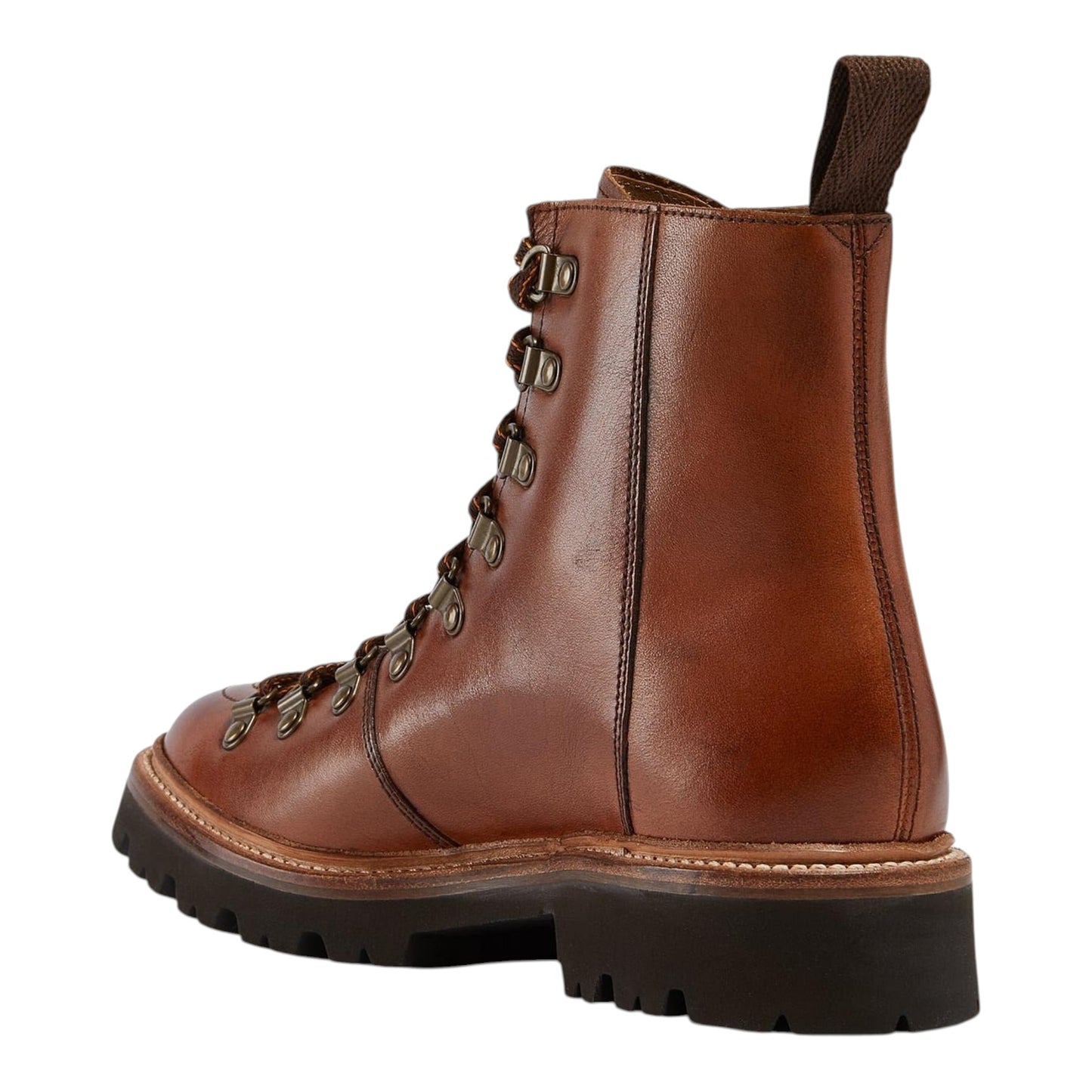 Grenson Nanette Hand Painted Leather Hiking Style Boots - 38/5
