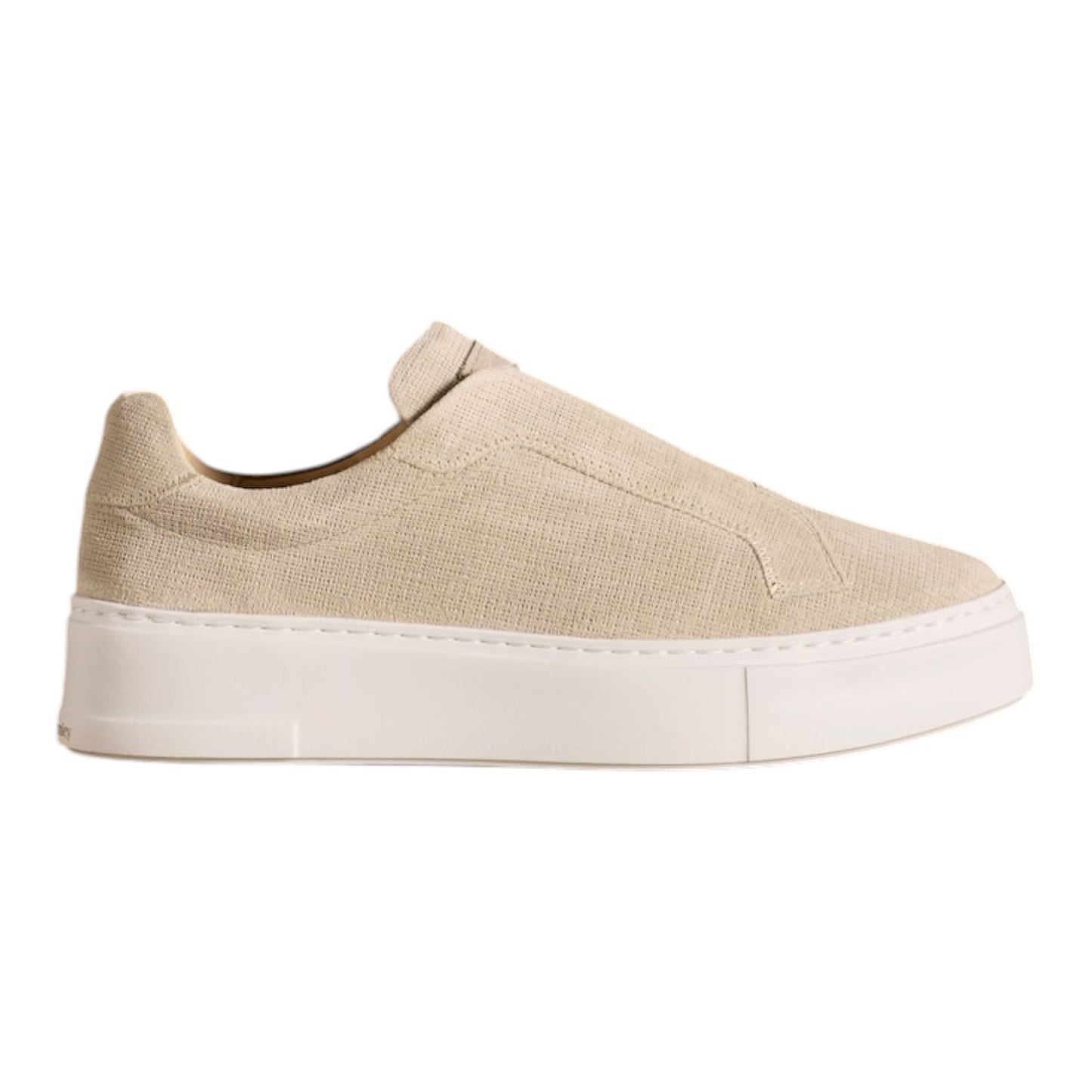 Russell & Bromley Neutral Park Mid Flatform Laceless Trainers - 37/4 - NEW