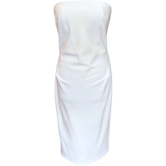 Max Mara Cream Strapless Dress - 10