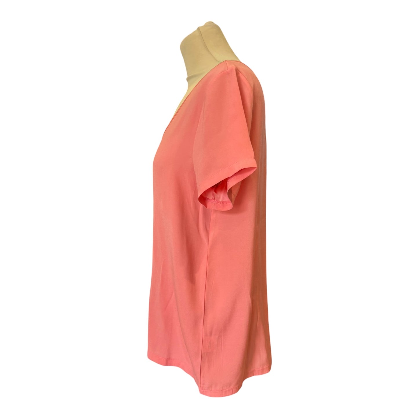 Jeff Pink Silk T Shirt - 10 - NEW