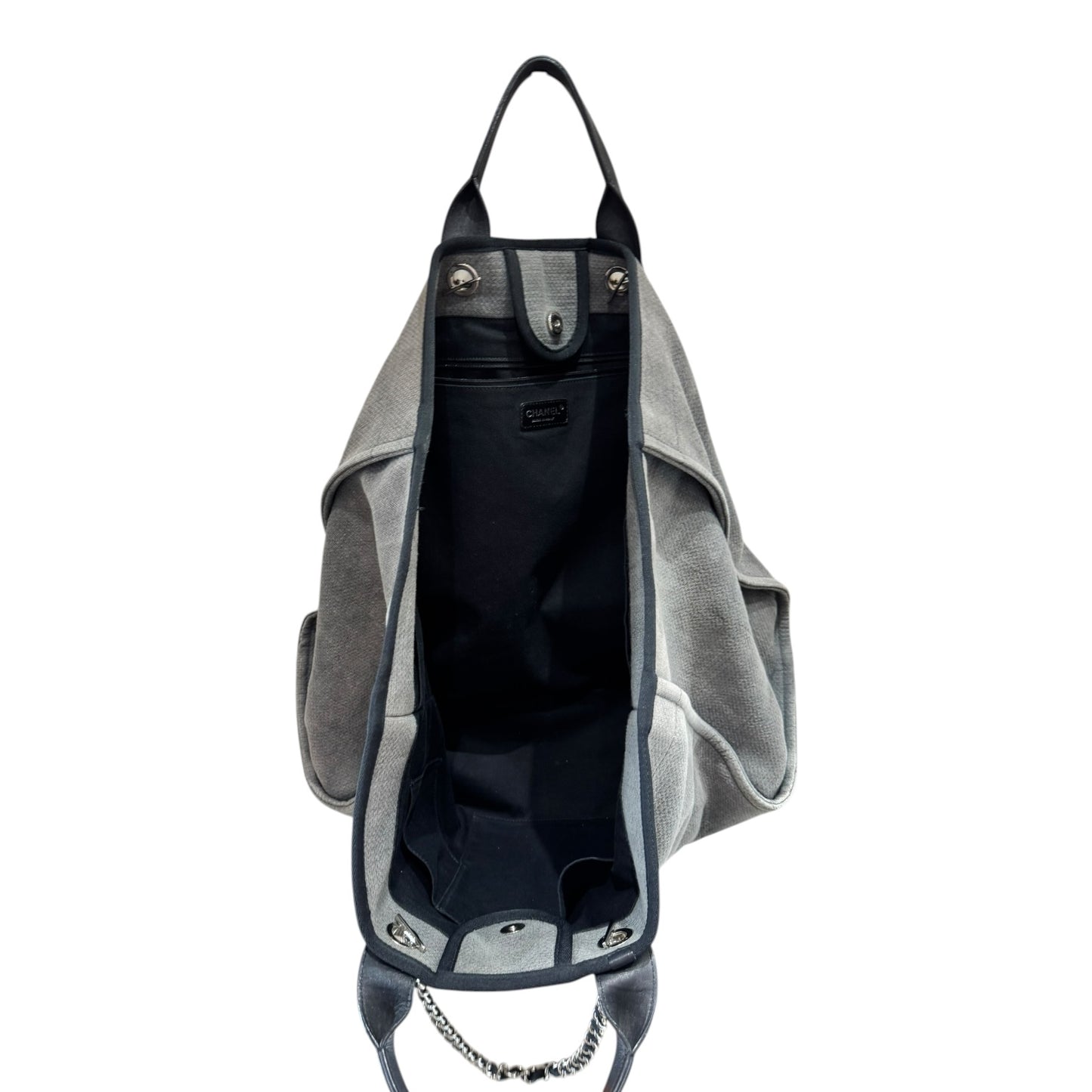 Chanel Deauville  Canvas Tote Bag