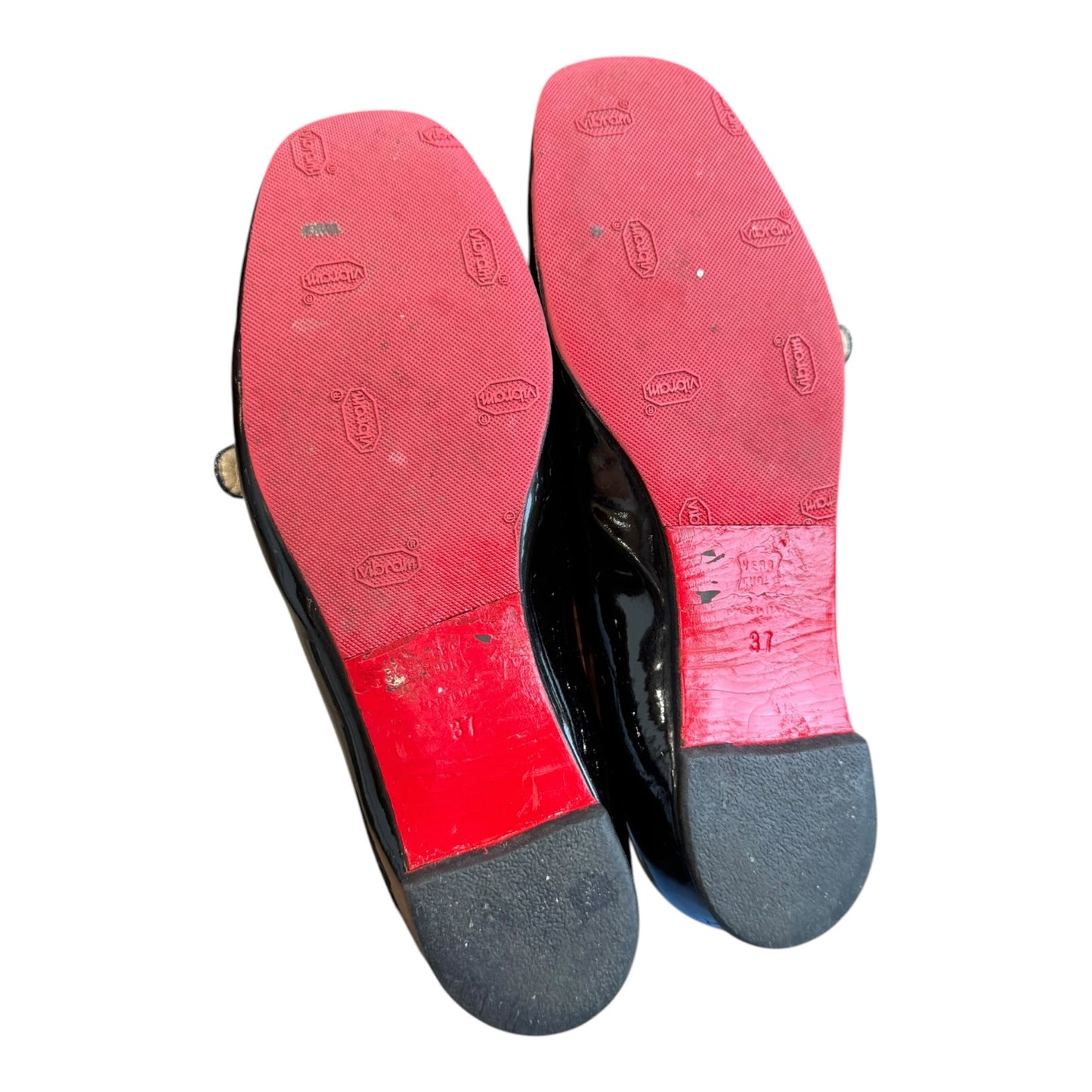 Louboutin 'Perverse' Mary Jane Flats - 37/4