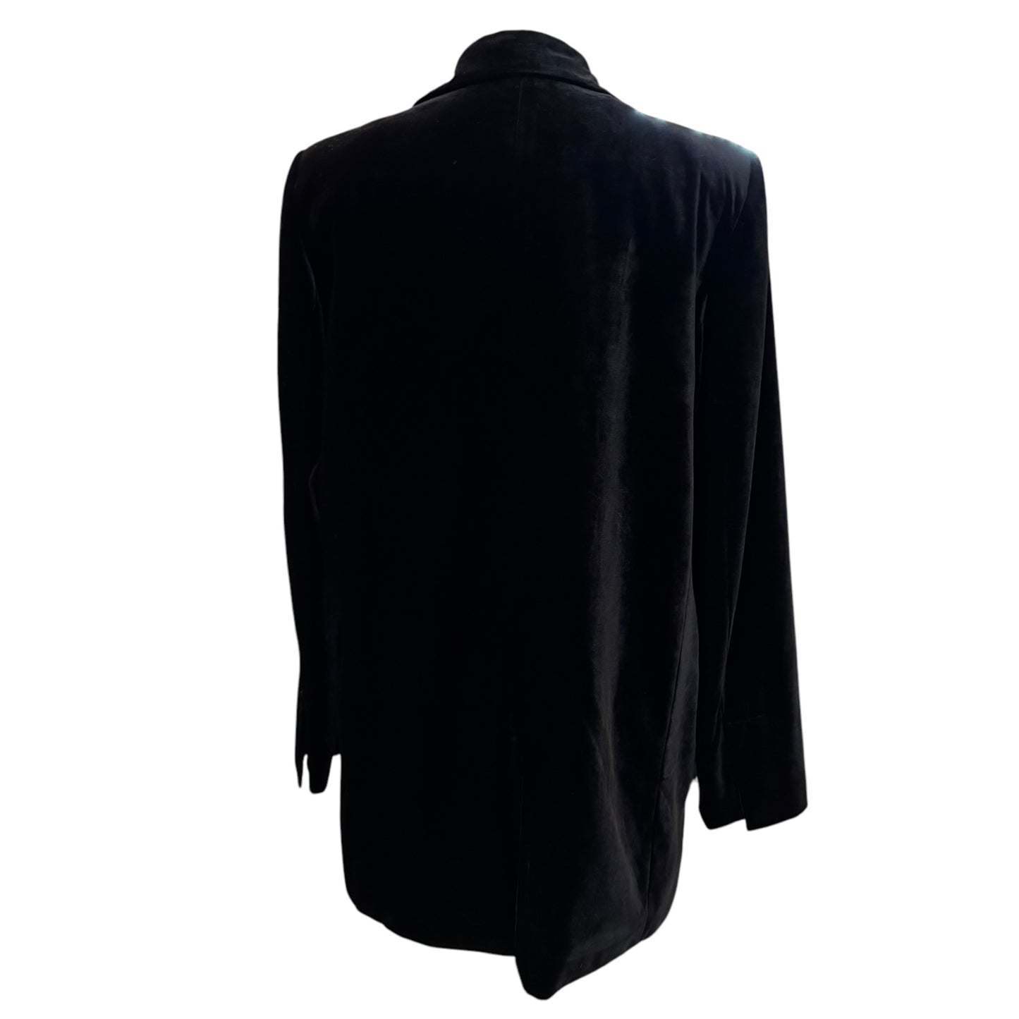 Max Mara Black Velvet Blazer - 14