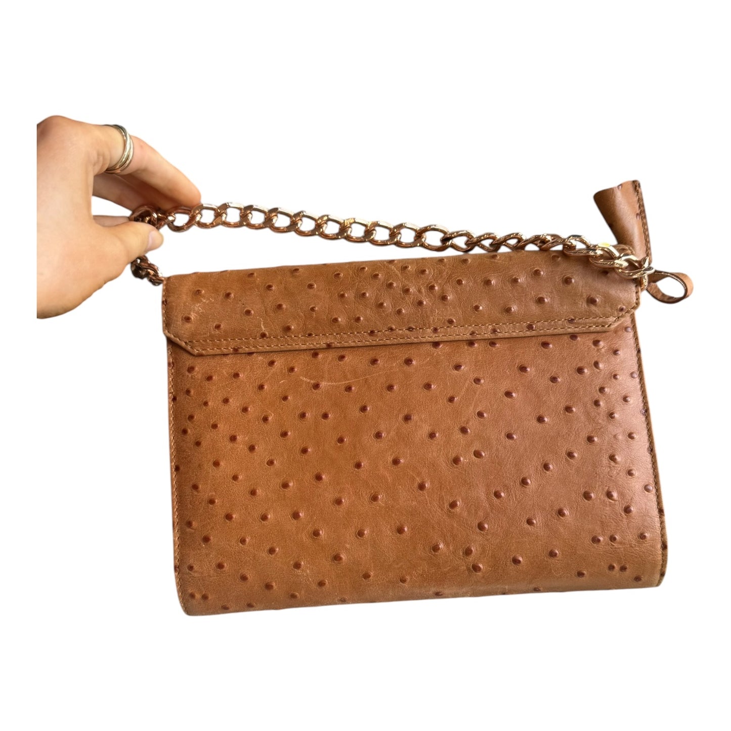 Aspinal Ostrich Skin Wallet