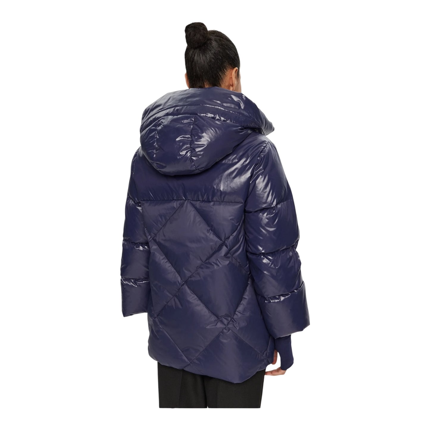 Marella Navy Puffer Coat - 8/10