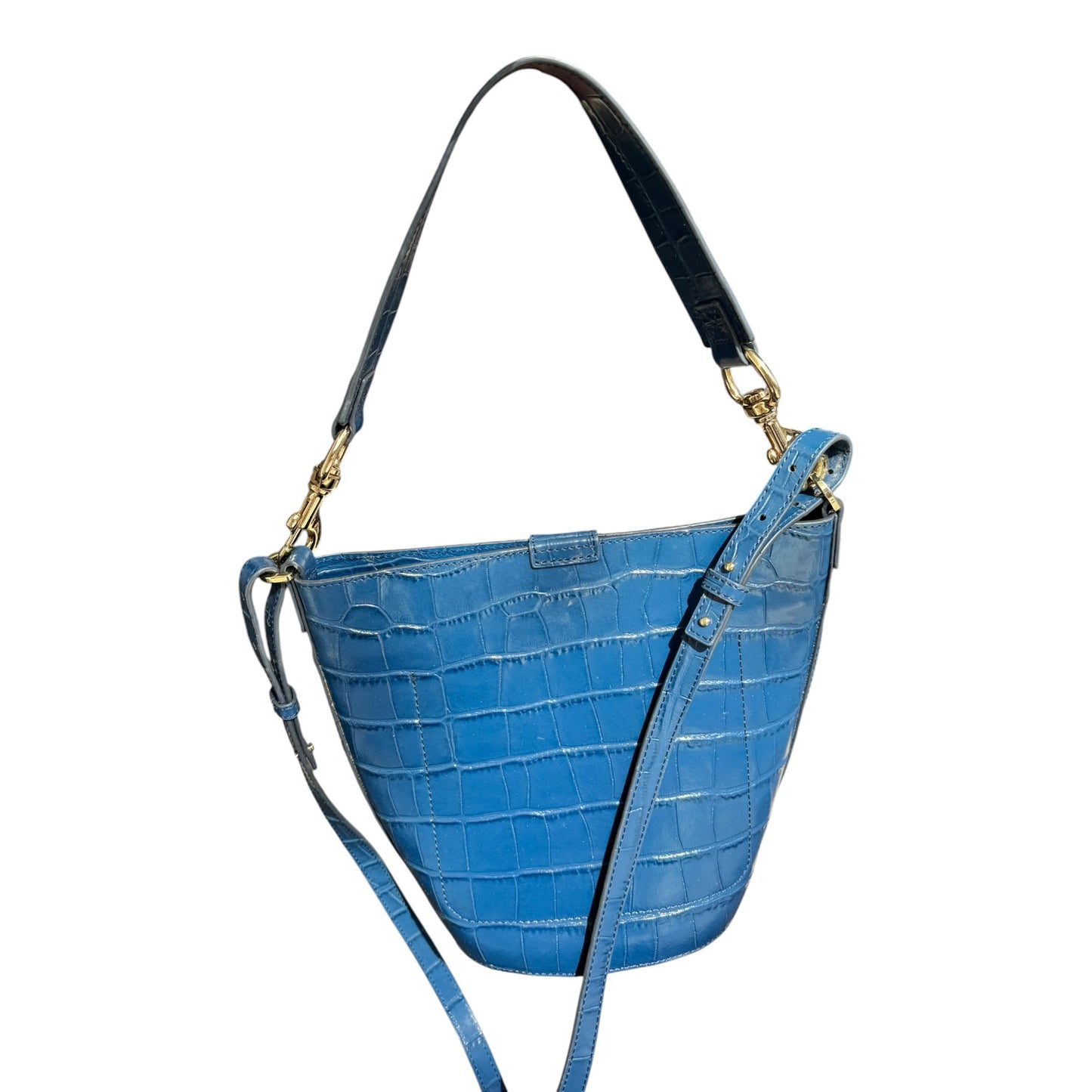 Jigsaw Blue Kenton Leather Bag
