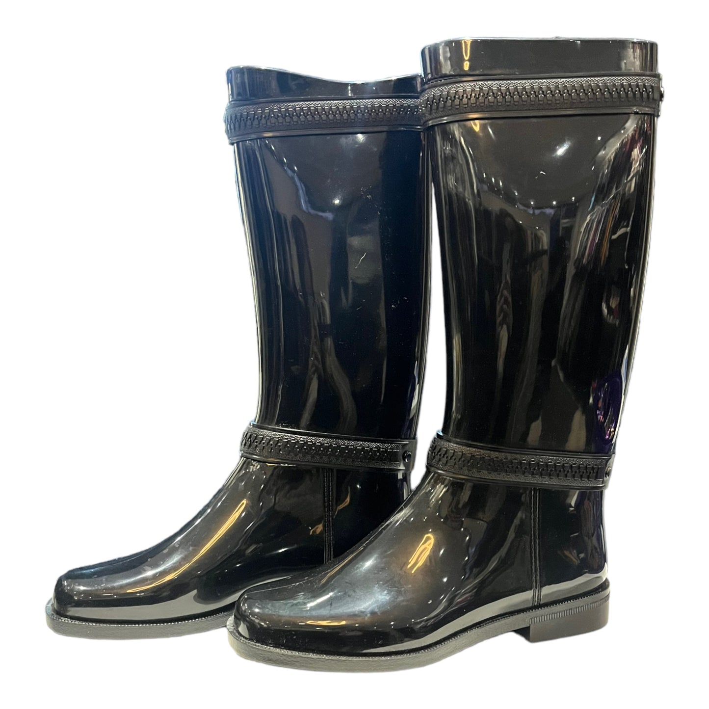 Givenchy Black Wellie Boots