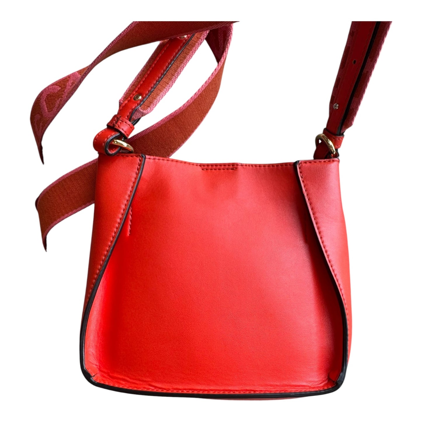 Stella McCartney Logo Mini Crossbody Orange