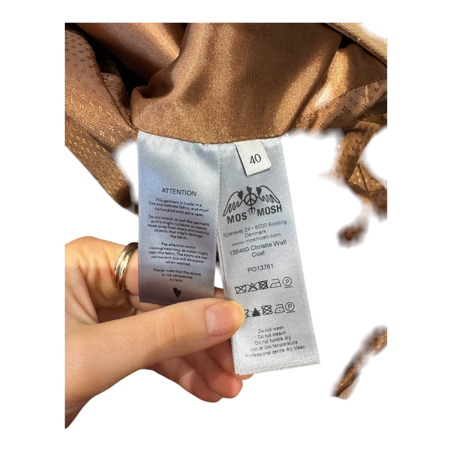 Mos Mosh Camel Christie Wall Coat - 14