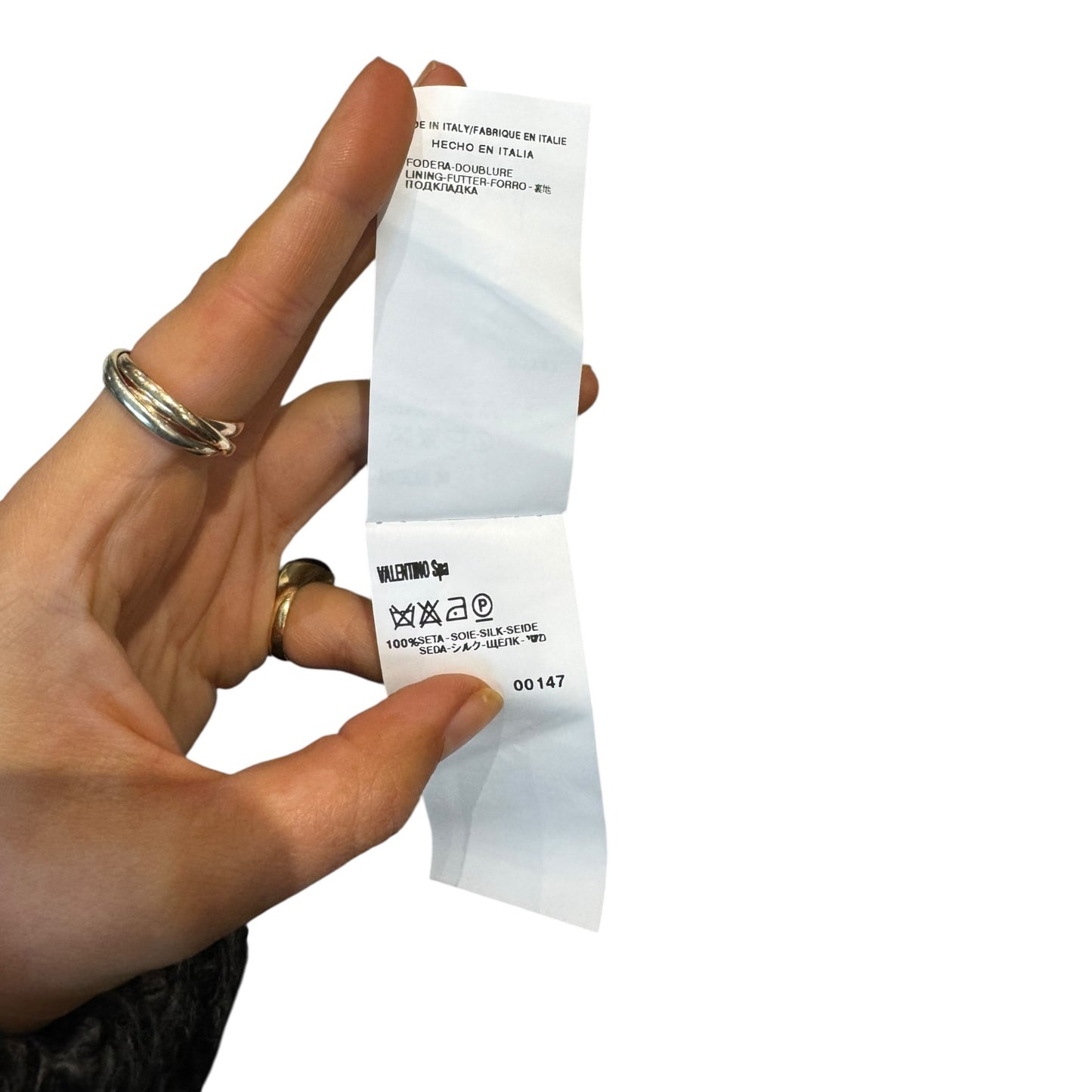 Valentino Cream Silk Skirt Suit - 10