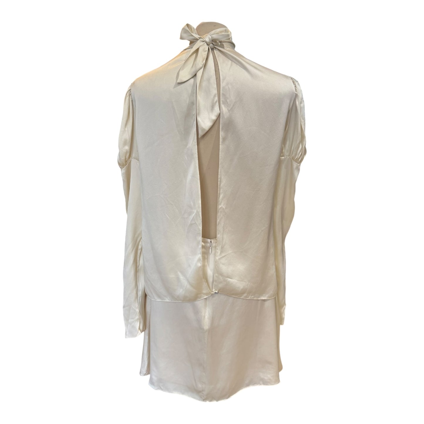 Harmur Cream Silk Top and Skirt - 8/10