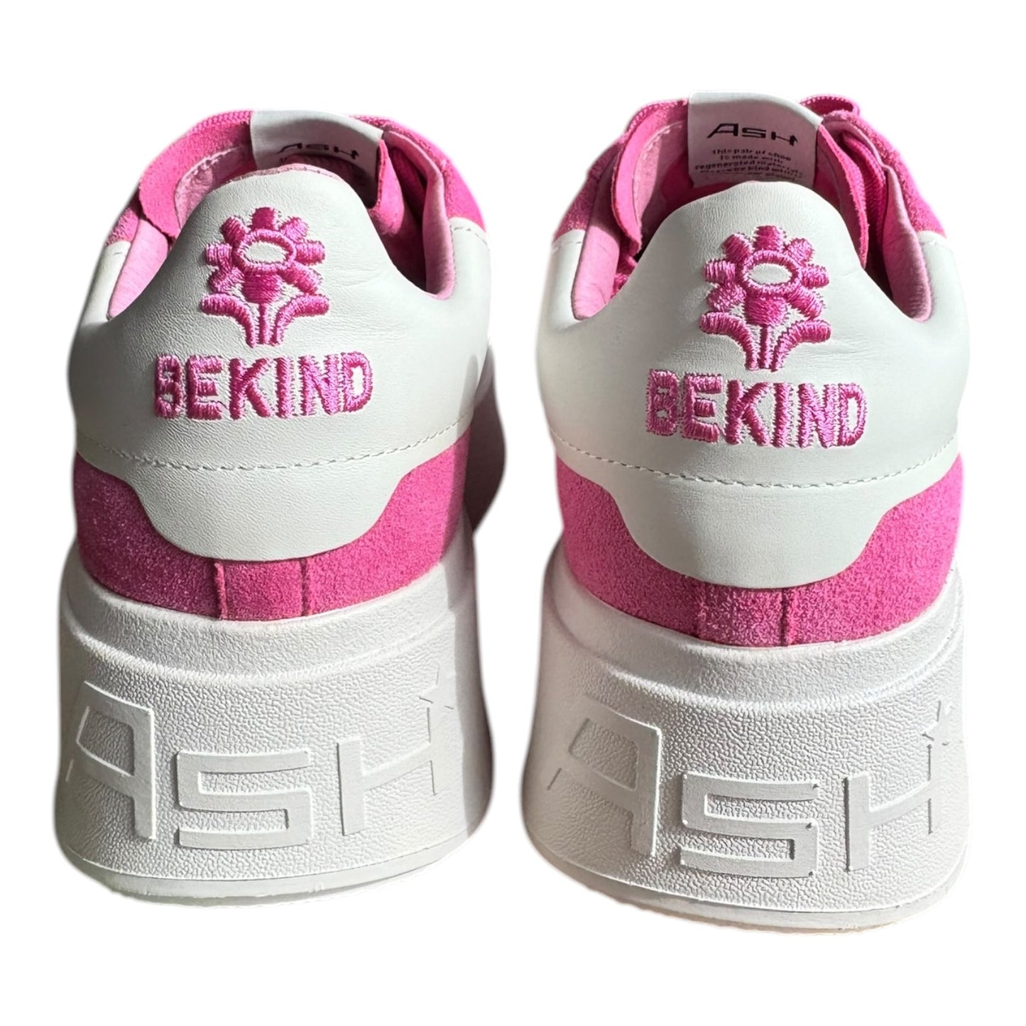 Ash Moby Fuschia Pink Suede Trainers - 38/5
