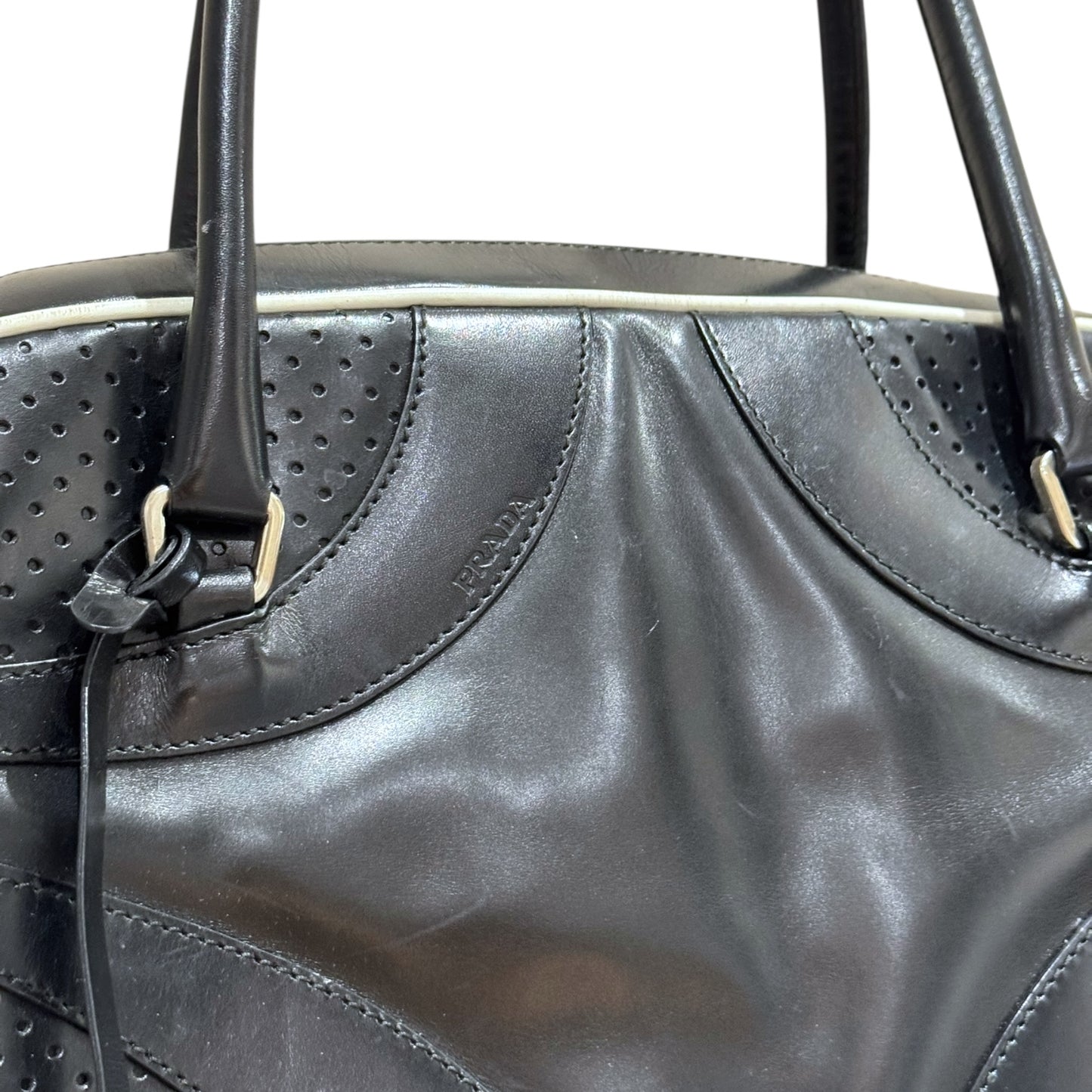 Prada Black Bowling Bag