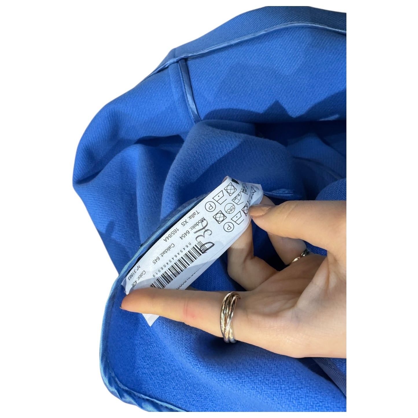 Massimo Dutti Cornflower Blue Coat - 8