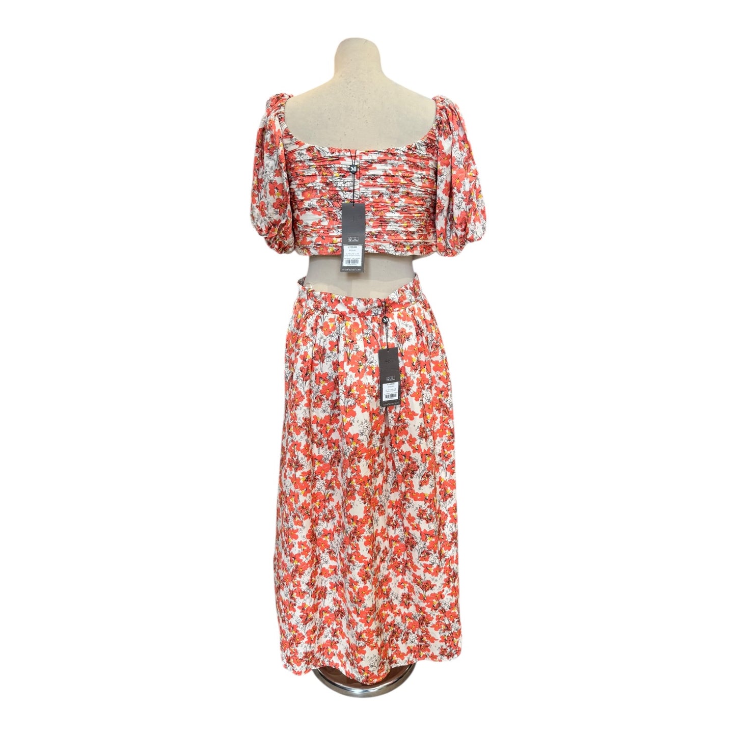 Mint Velvet Floral Top and Maxi Skirt - 12 - NEW