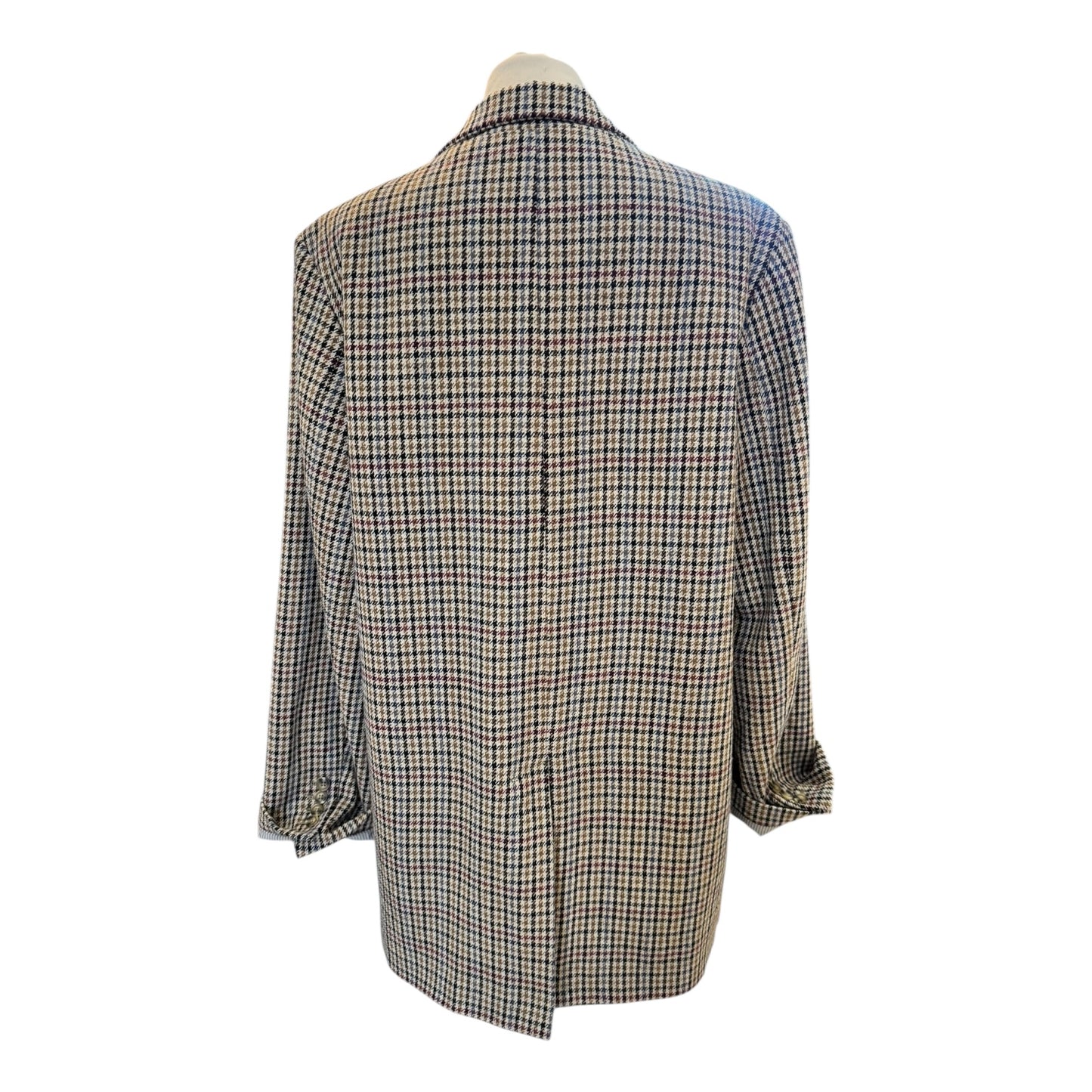 Herrlicher Brown Houndstooth Blazer - 12/14