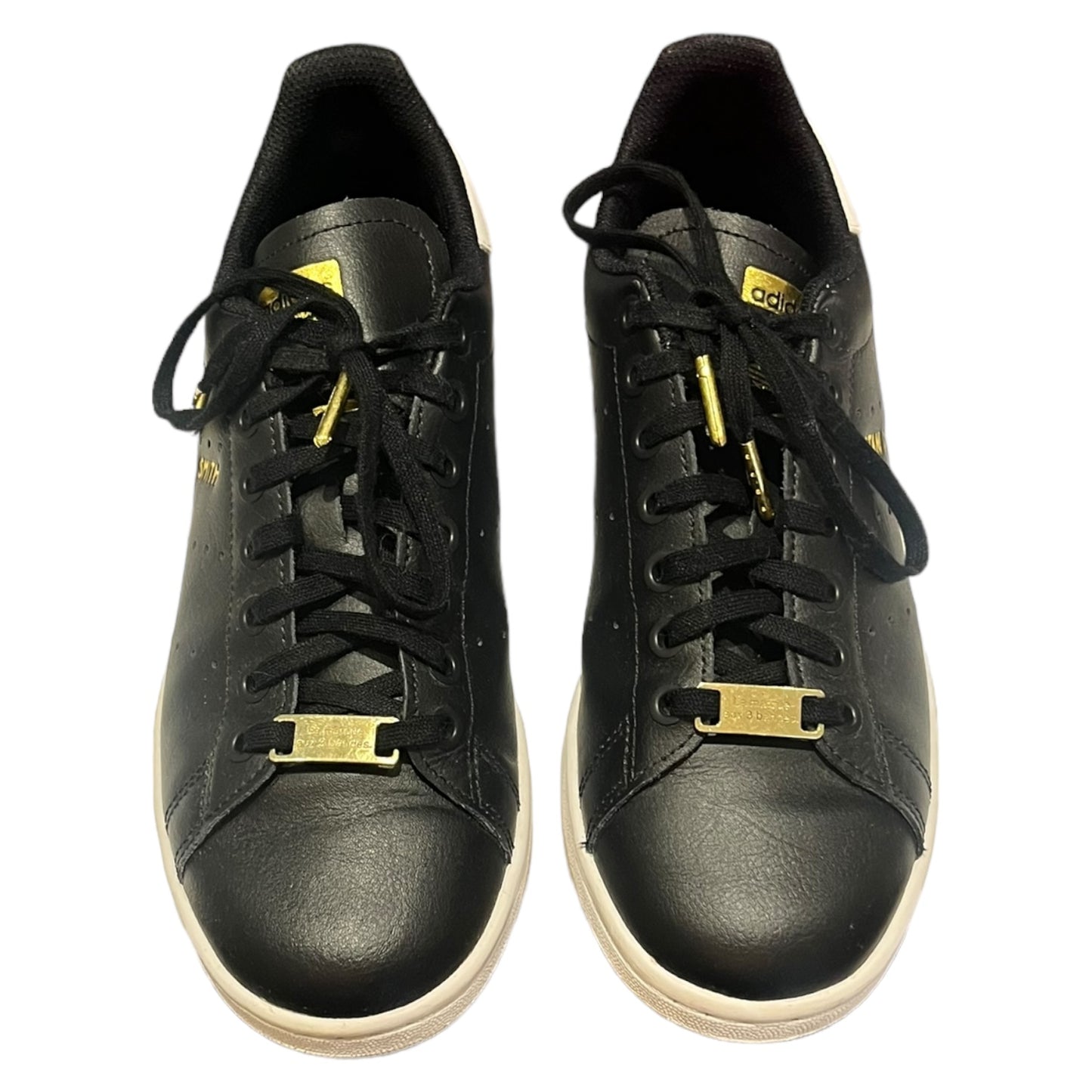 Adidas Stan Smith Black Leather Trainers