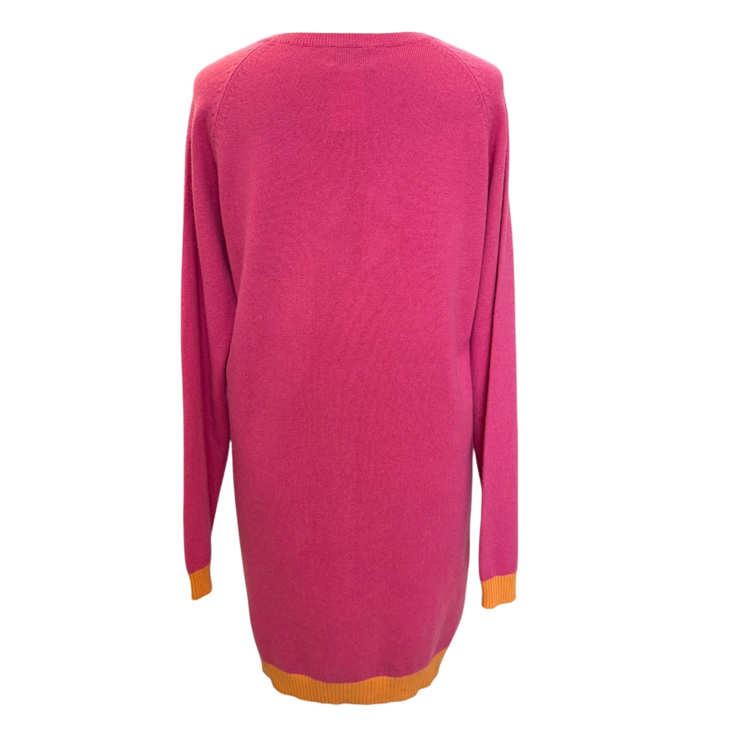 Caroline Pink and Orange Cashmere Jumper - 12