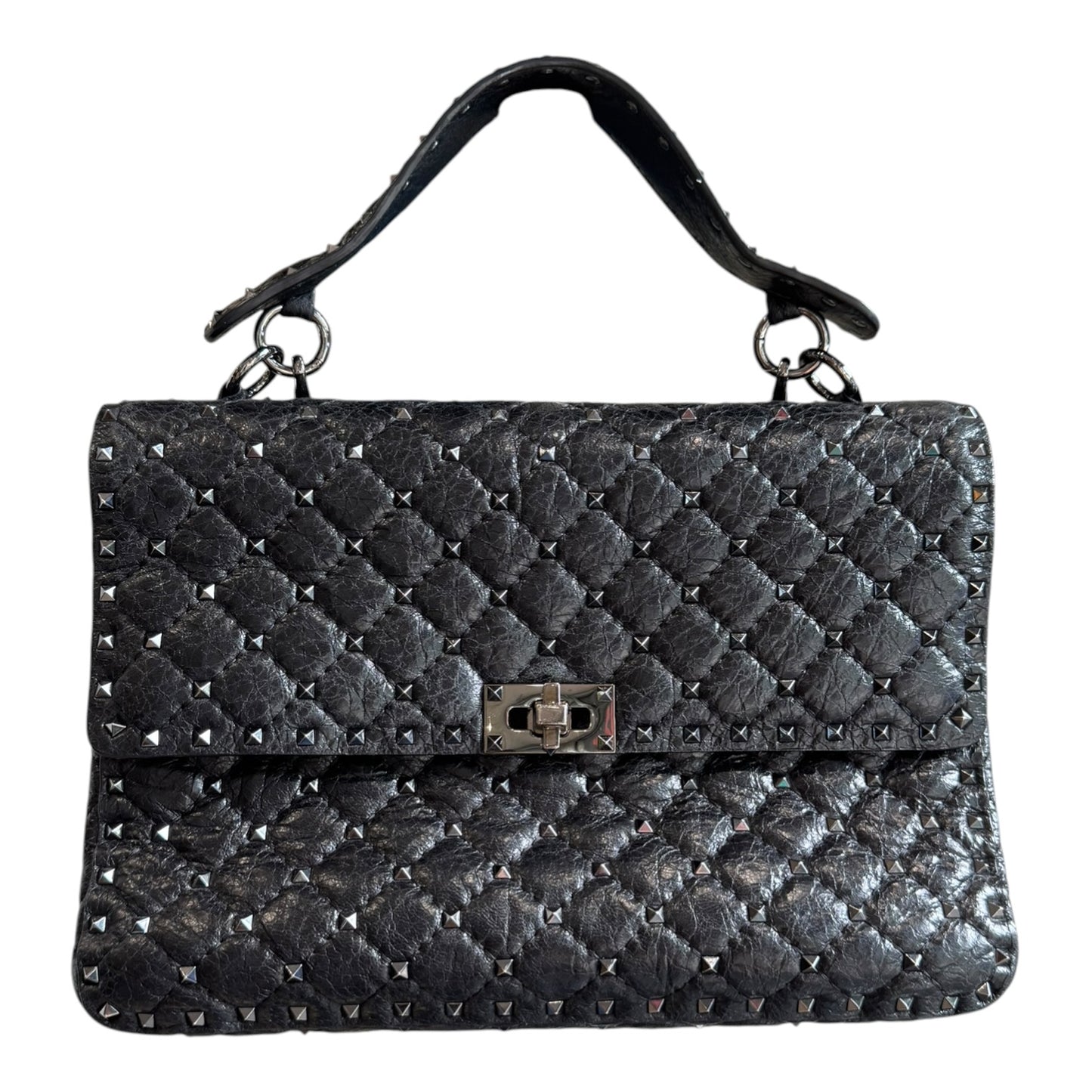 Valentino Garavani Black Rockstud Bag