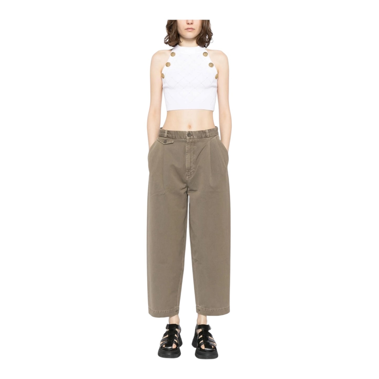 Agolde Becker Baggy Tapered Trousers - 10